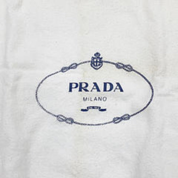 PRADA Tote Bag denim Red Tote Bag canvas Canapa Women Used