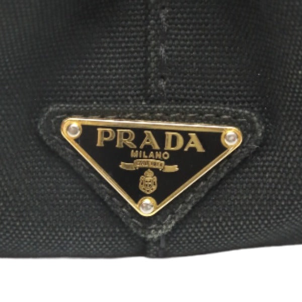 PRADA Tote Bag 1BG439 denim black Tote Bag Canapa mini Women Used