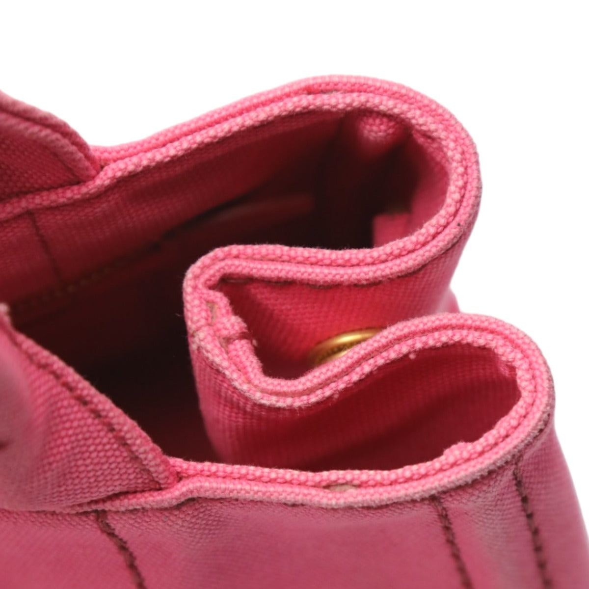 PRADA Tote Bag 1BG439 Cotton canvas pink Tote Bag Cotton canvas Canapa mini Women Used
