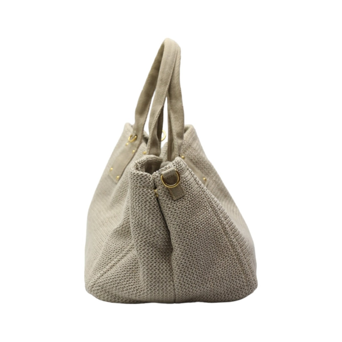 PRADA Tote Bag canvas beige 2WAY bag canvas Canapa Women Used