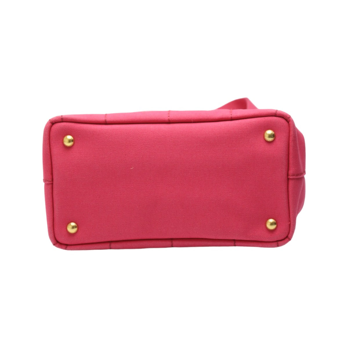 PRADA Tote Bag B2439G Cotton denim pink Tote Bag canvas Canapa Women Used