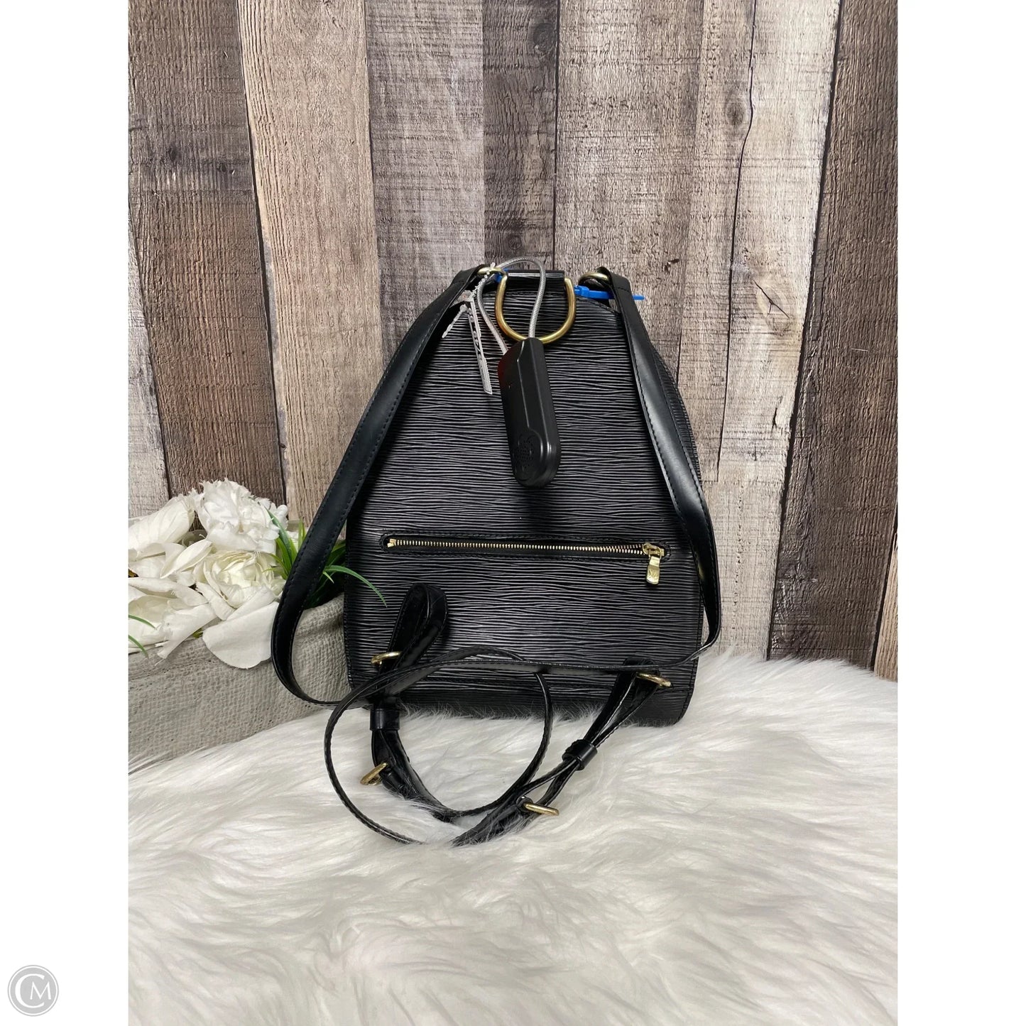 Backpack Luxury Designer By Louis Vuitton, Size: Small