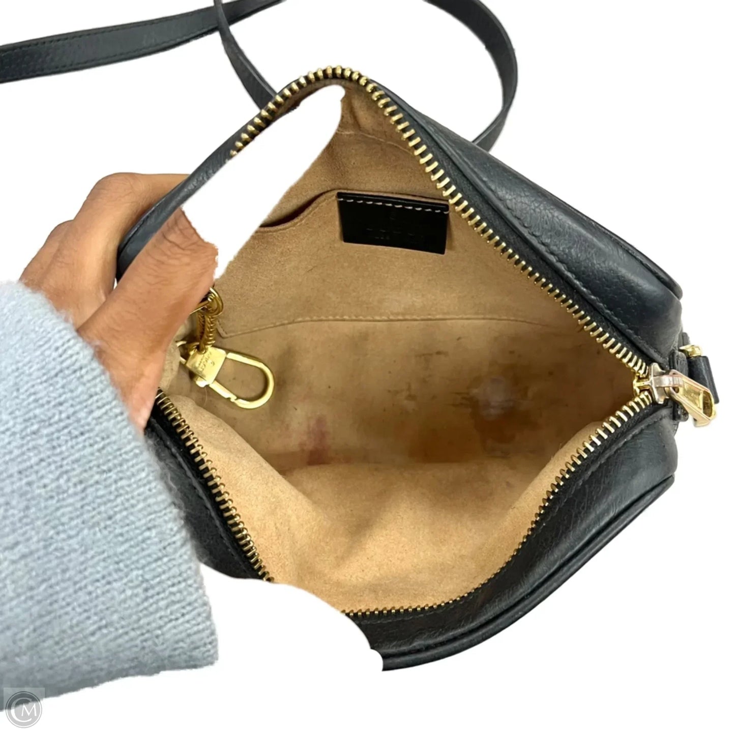 Crossbody Luxury Designer By Gucci, Size: Small