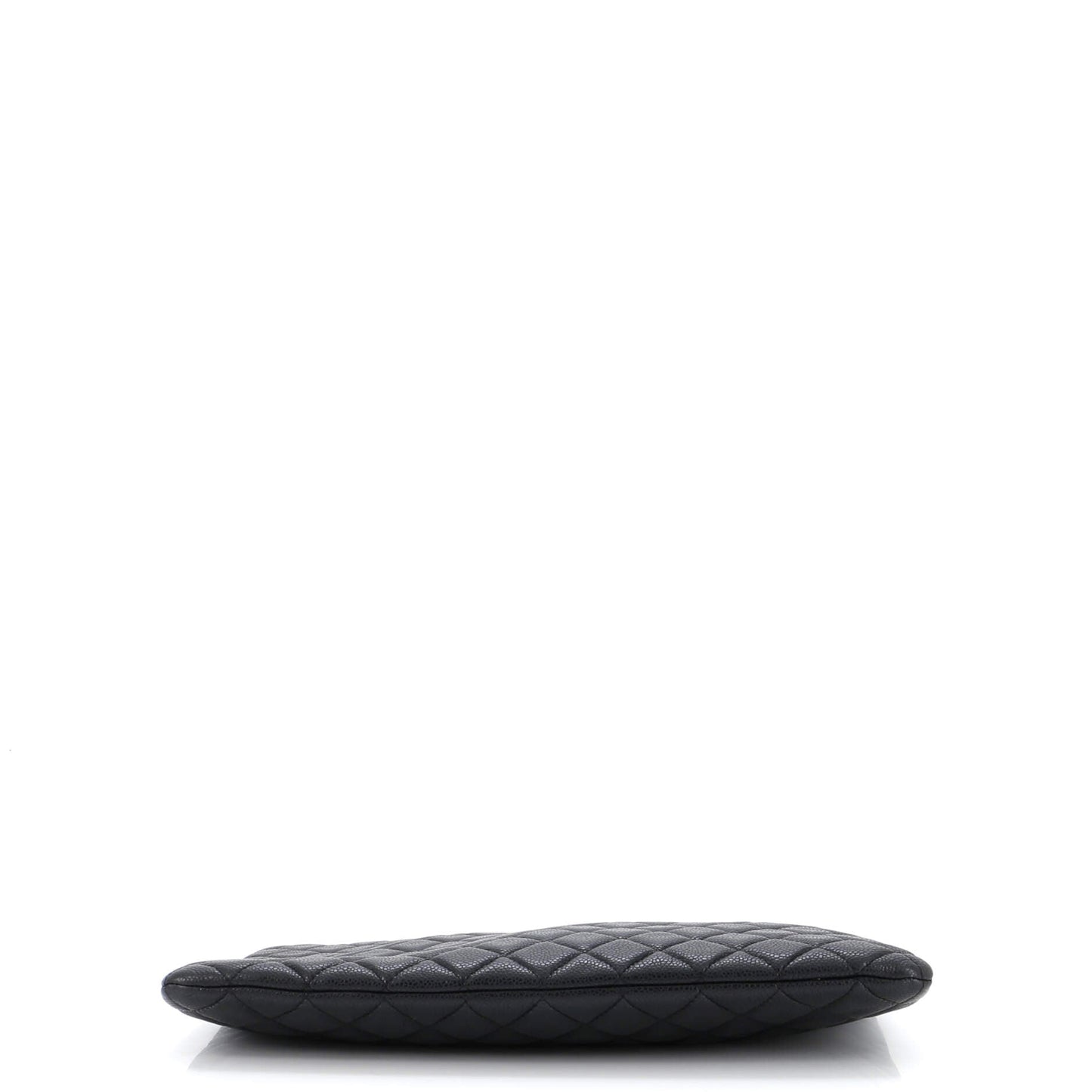 O Case Clutch Quilted Caviar Large