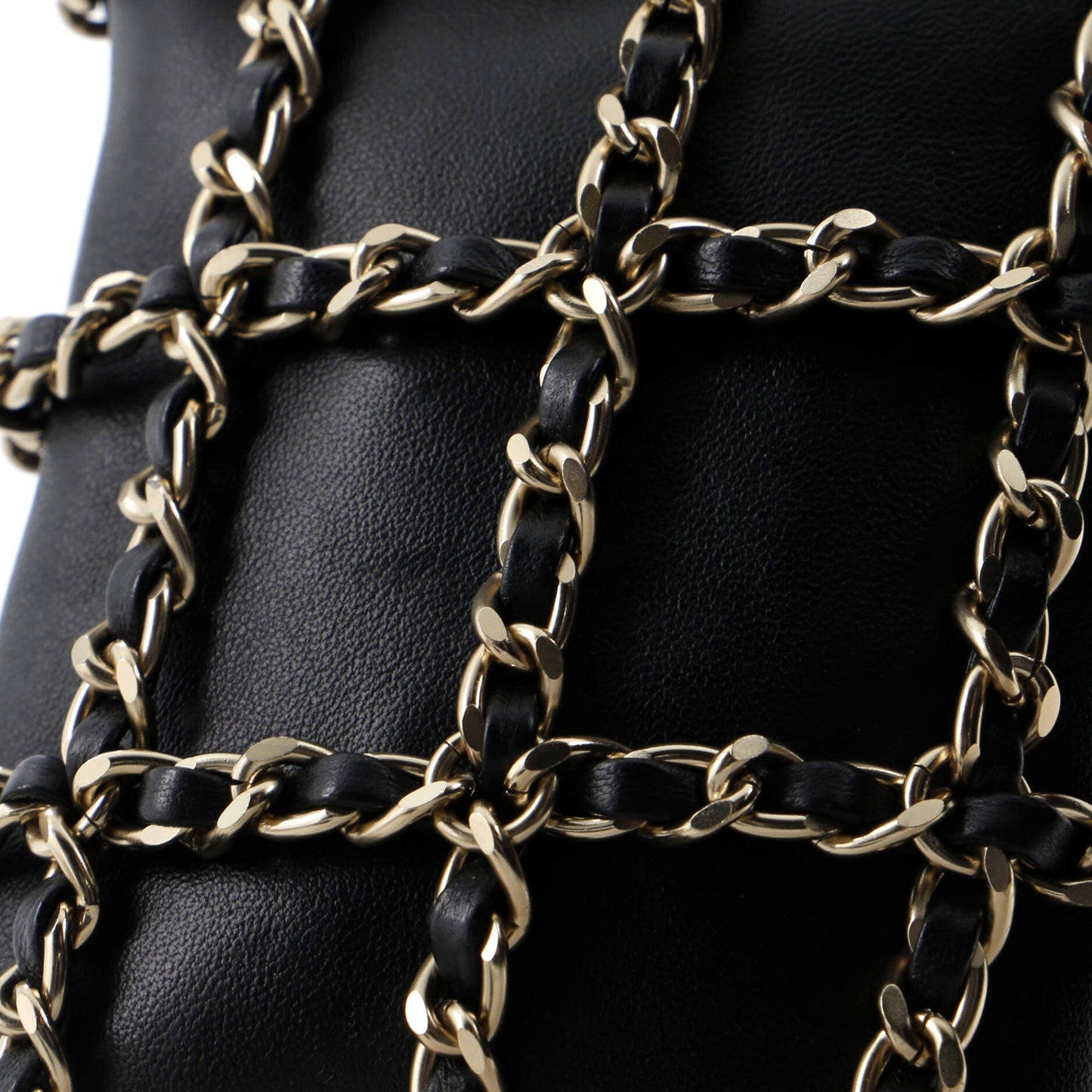Tech Me Out Clutch With Chain Lambskin