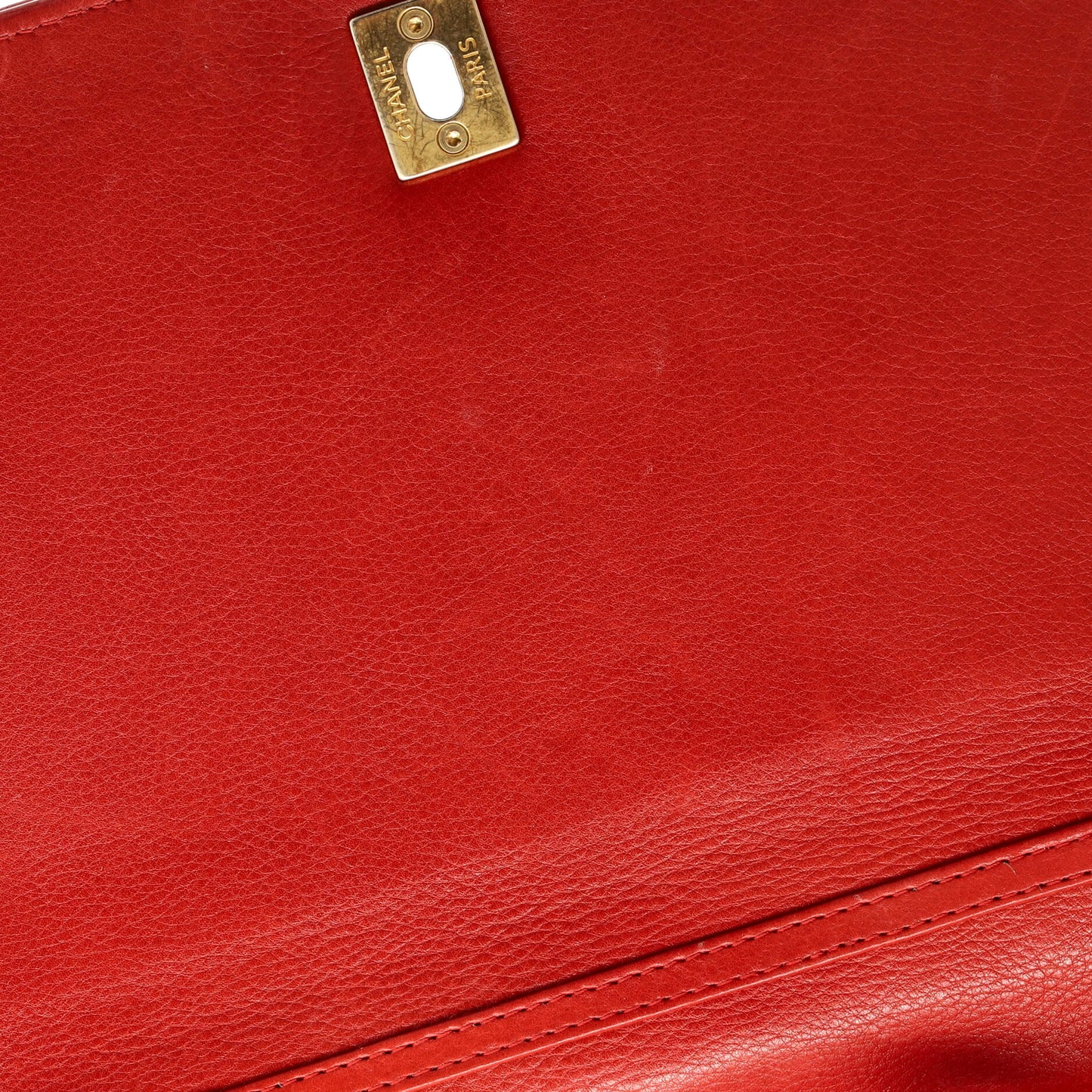 Rock The Corner Flap Clutch on Chain Chevron Calfskin