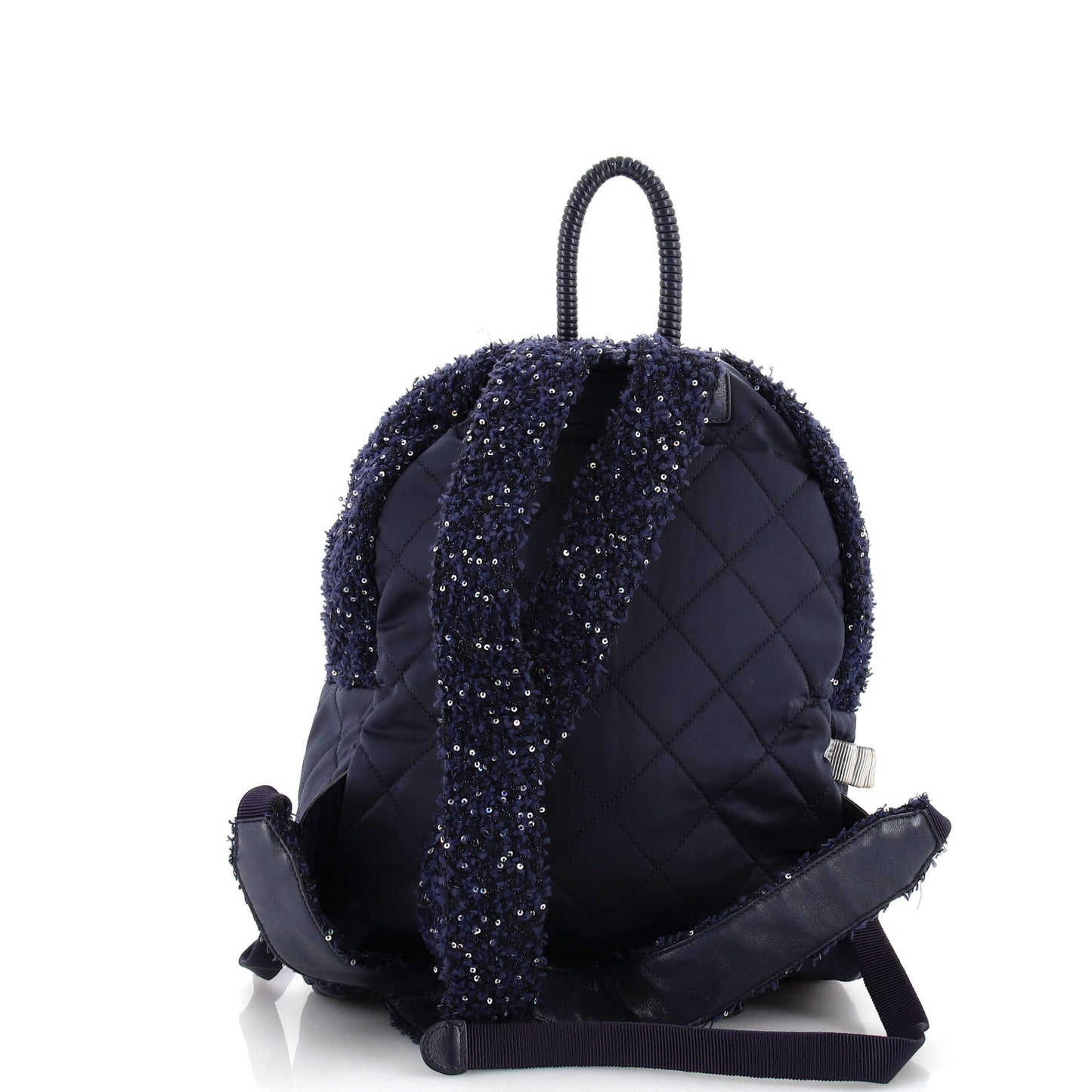 Astronaut Essentials Backpack Quilted Nylon with Tweed Medium