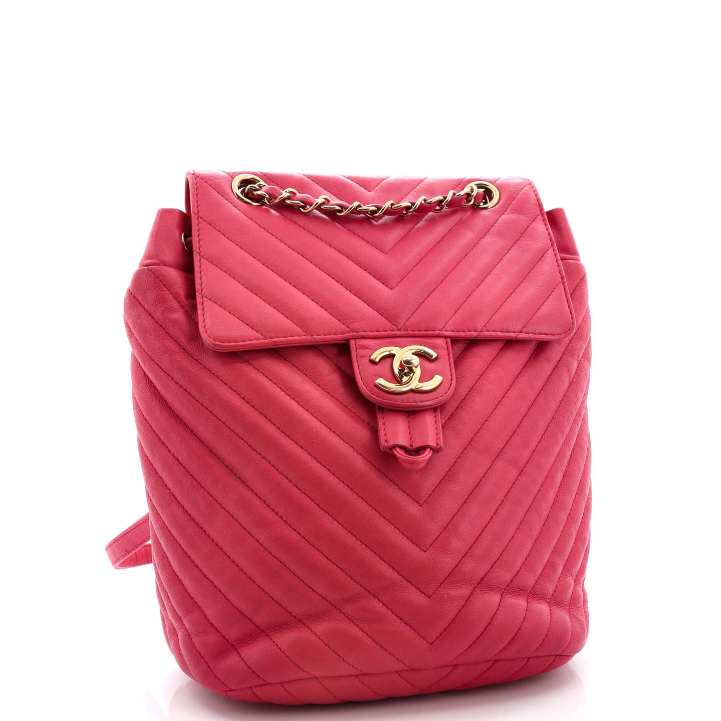 Urban Spirit Backpack Chevron Leather Small