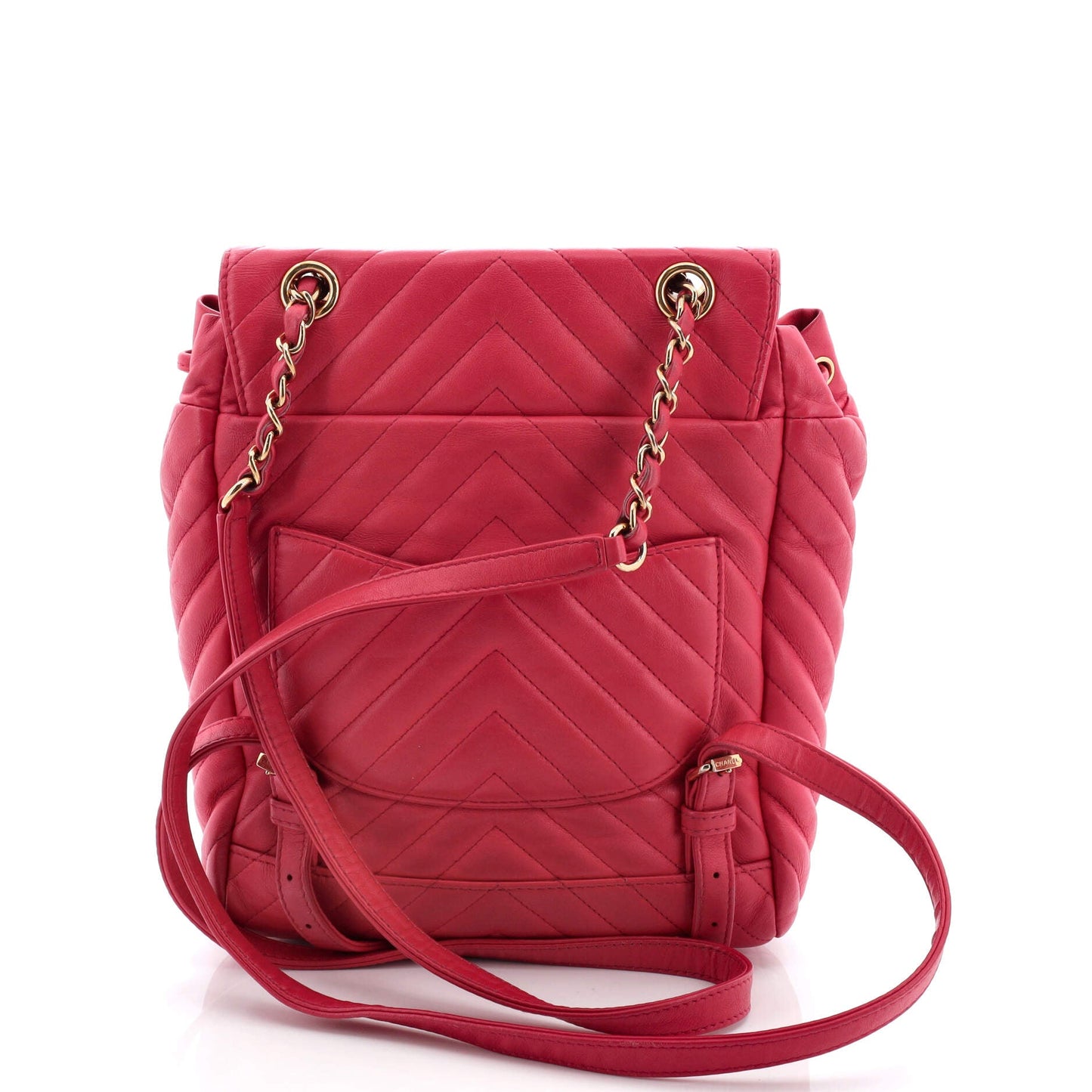 Urban Spirit Backpack Chevron Leather Small