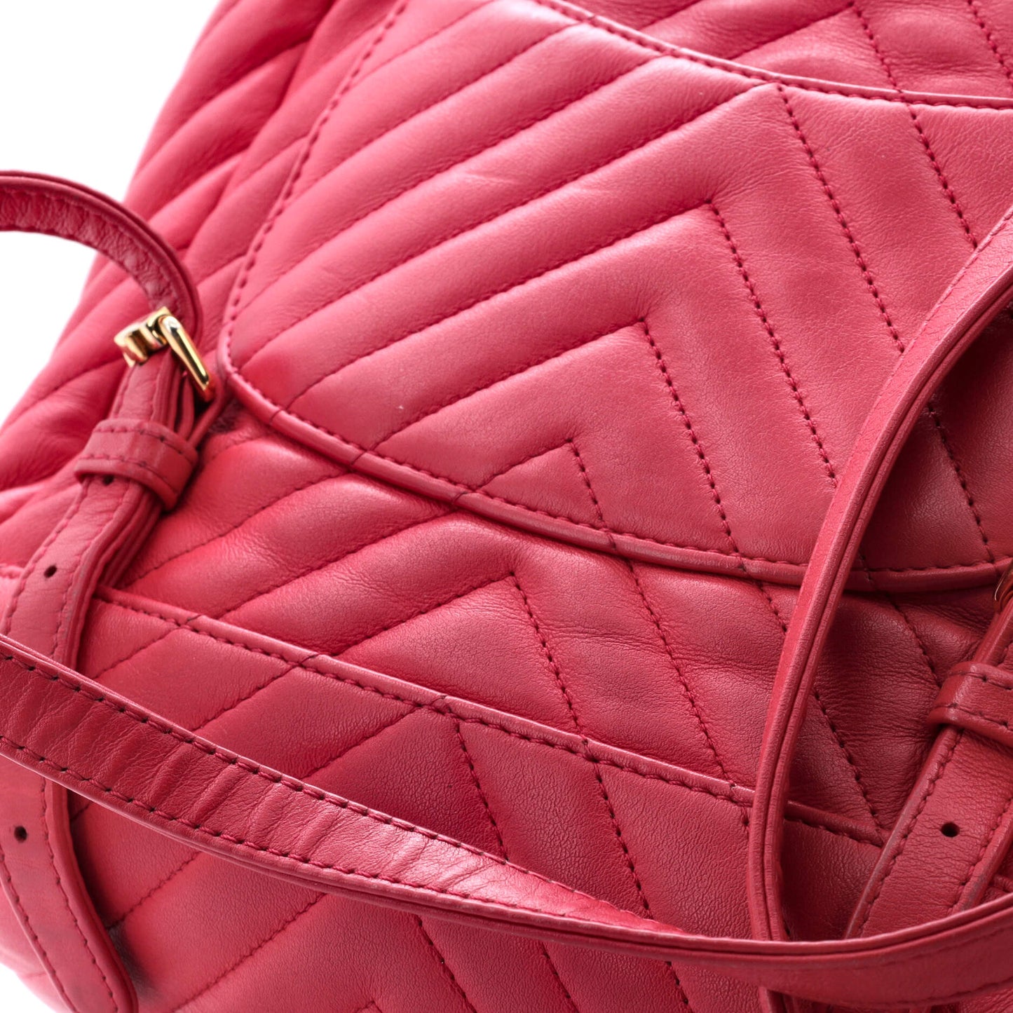 Urban Spirit Backpack Chevron Leather Small
