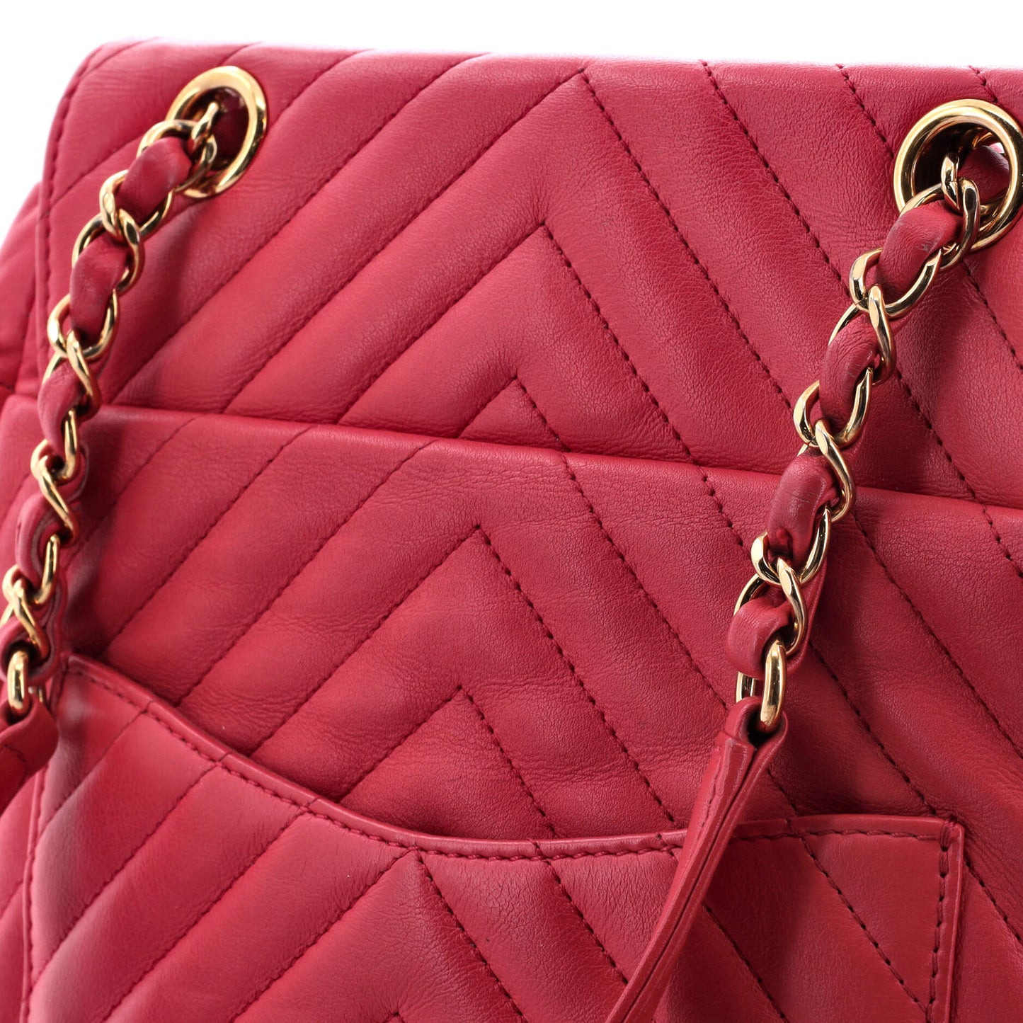 Urban Spirit Backpack Chevron Leather Small