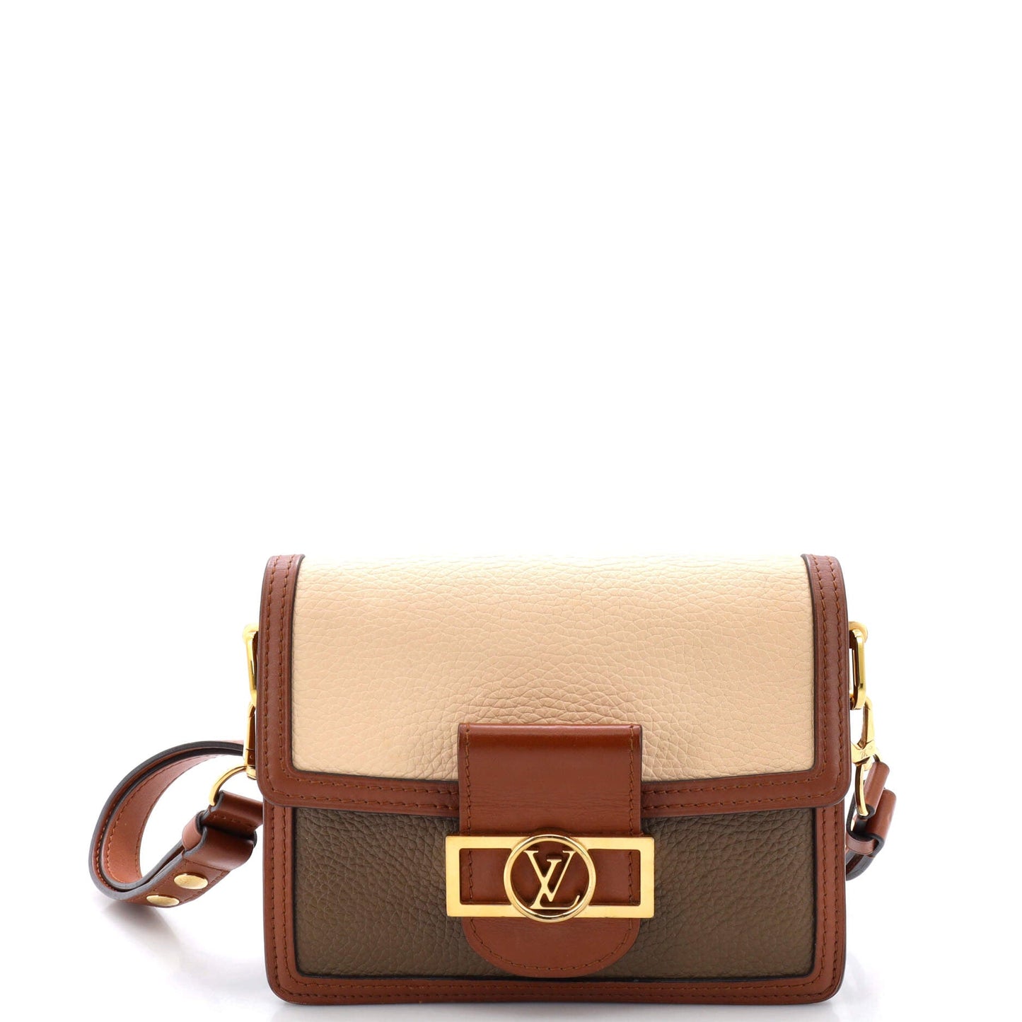 Dauphine Shoulder Bag Taurillon Leather Mini
