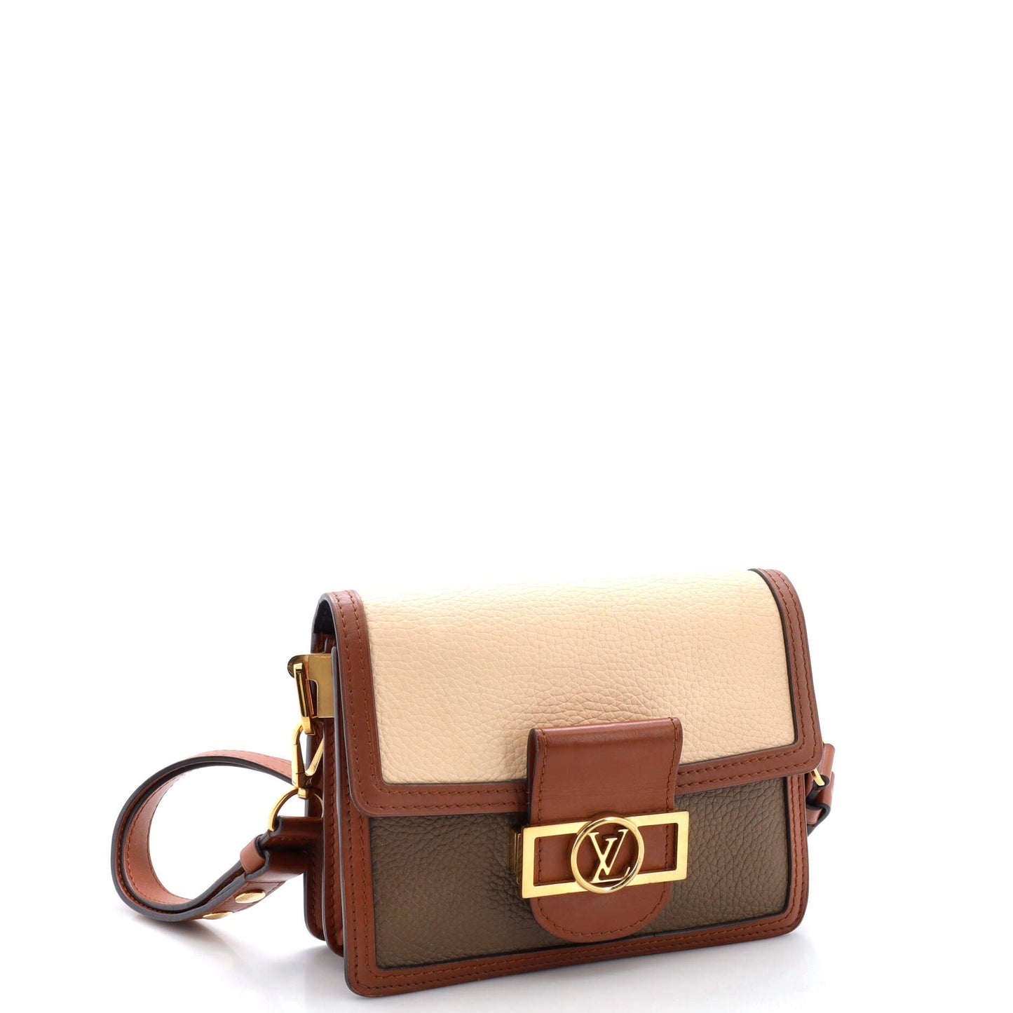 Dauphine Shoulder Bag Taurillon Leather Mini