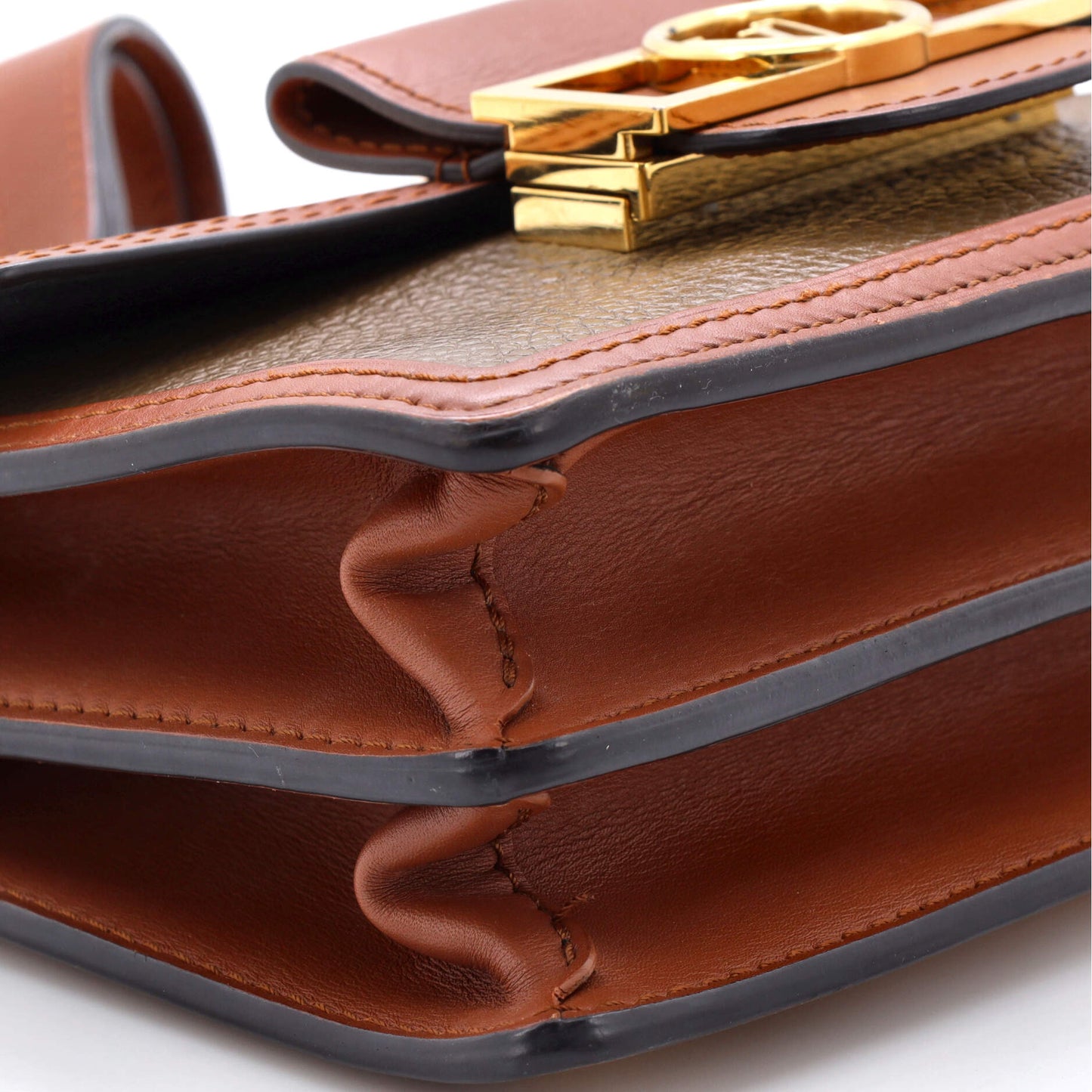 Dauphine Shoulder Bag Taurillon Leather Mini