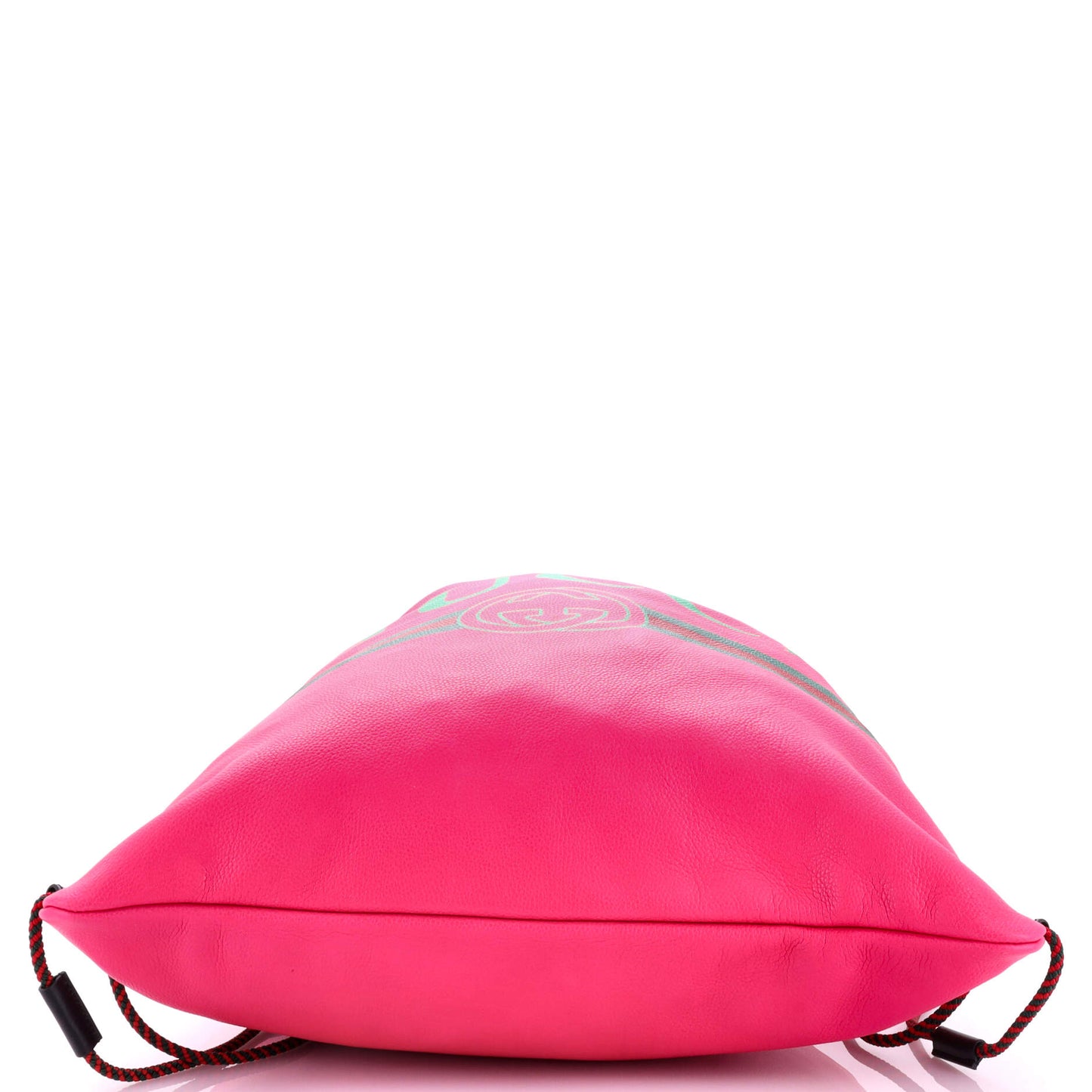 Logo Drawstring Backpack Printed Leather XL