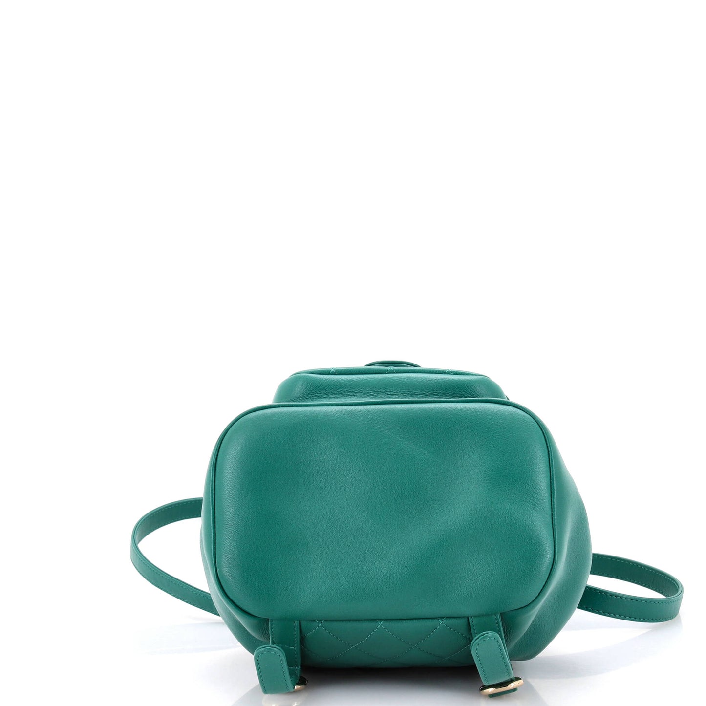 Duma Drawstring Backpack Quilted Leather Small