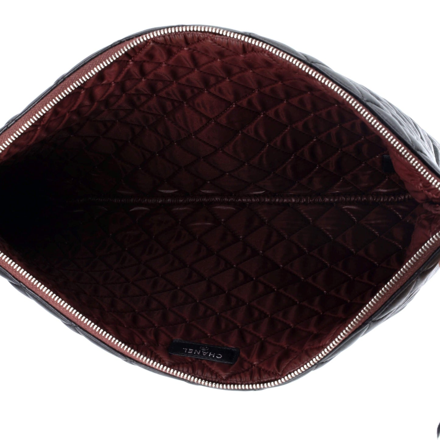 O Case Clutch Quilted Lambskin Large