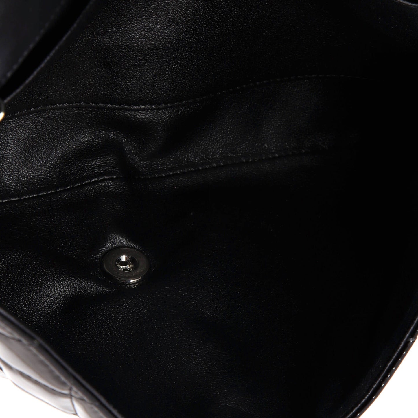 Clutch with Chain Quilted Patent