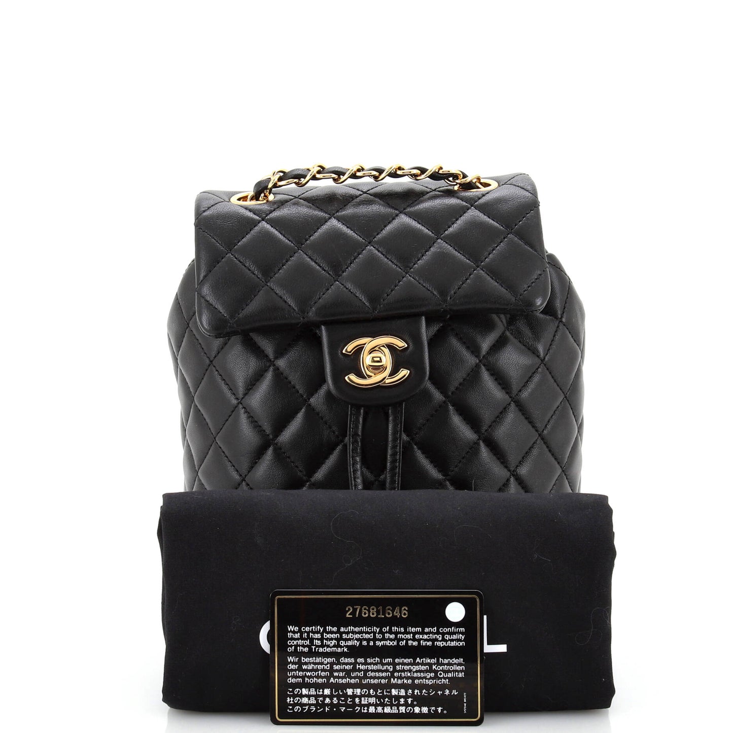 Urban Spirit Backpack Quilted Lambskin Mini