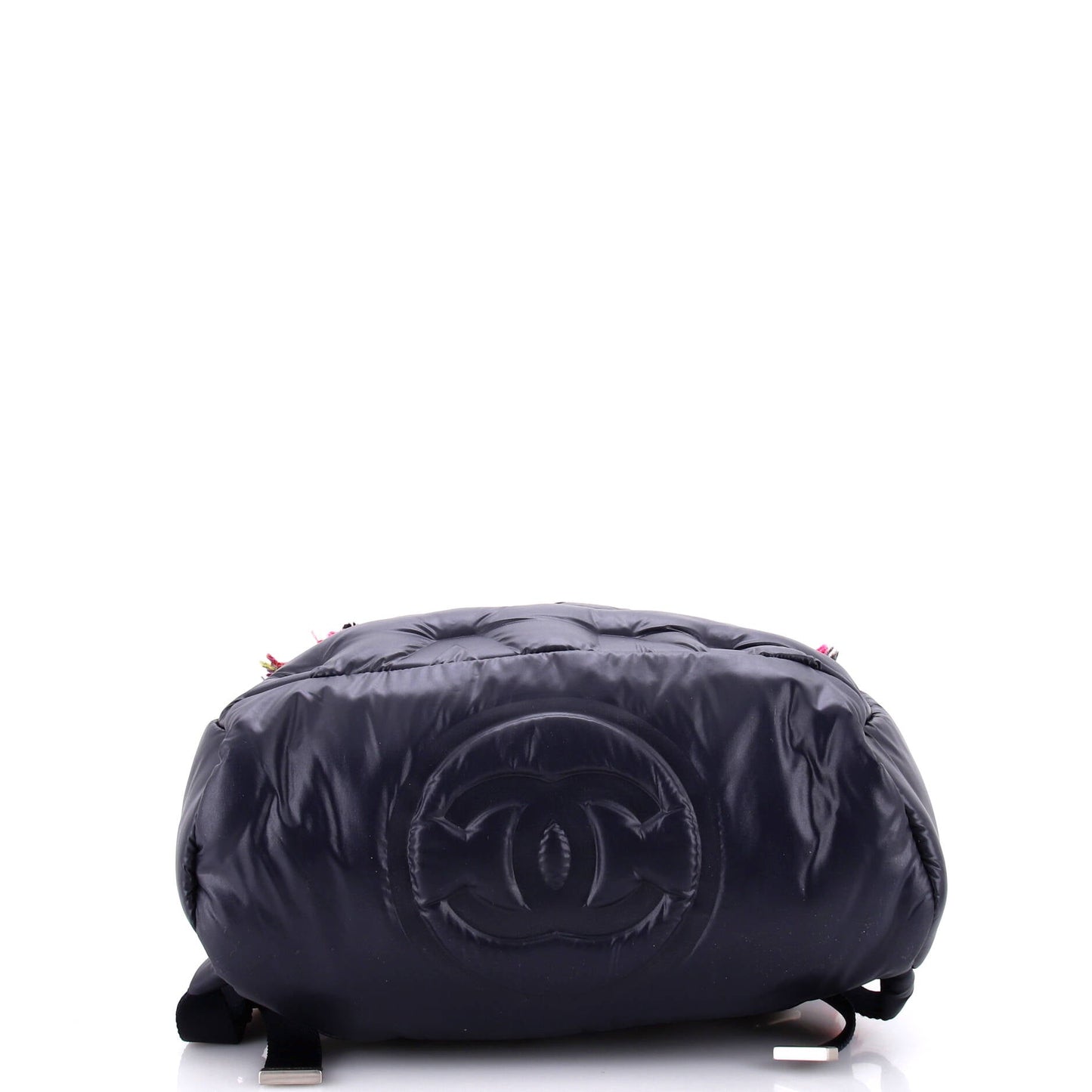 Doudoune Backpack Embossed Nylon with Tweed Medium