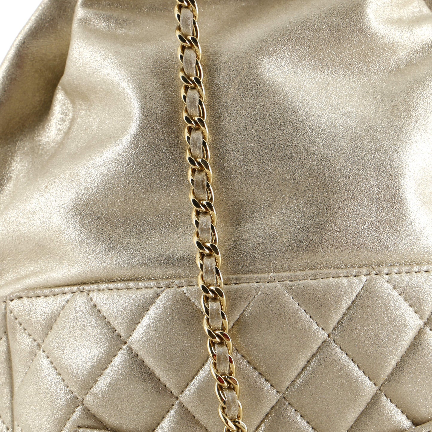 Backpack In Seoul Metallic Lambskin Small