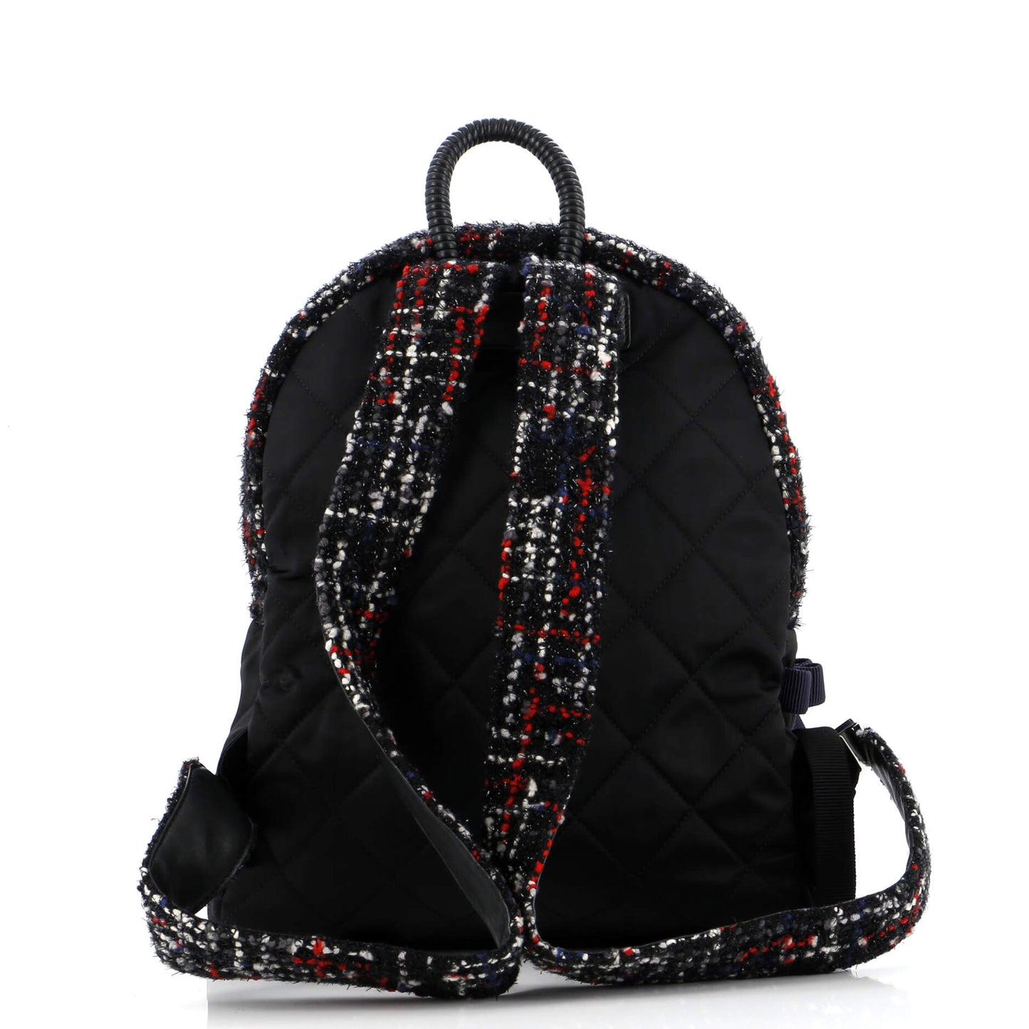 Astronaut Essentials Backpack Quilted Nylon with Tweed Medium