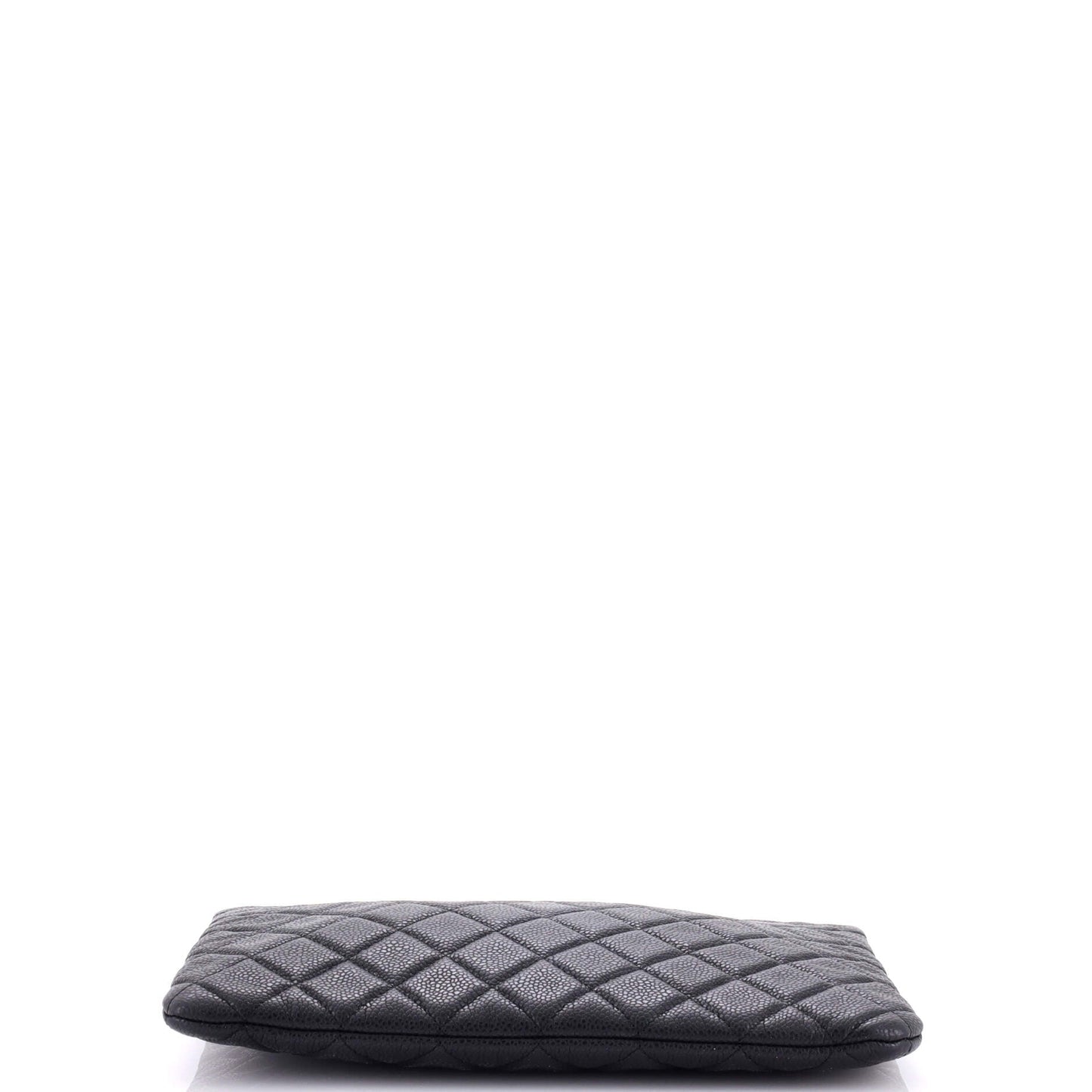 O Case Clutch Quilted Caviar Medium