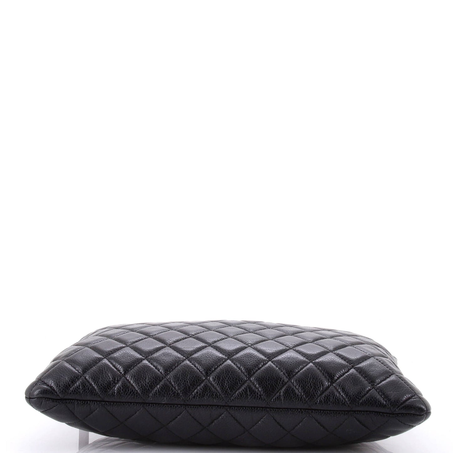 O Case Clutch Quilted Caviar Large