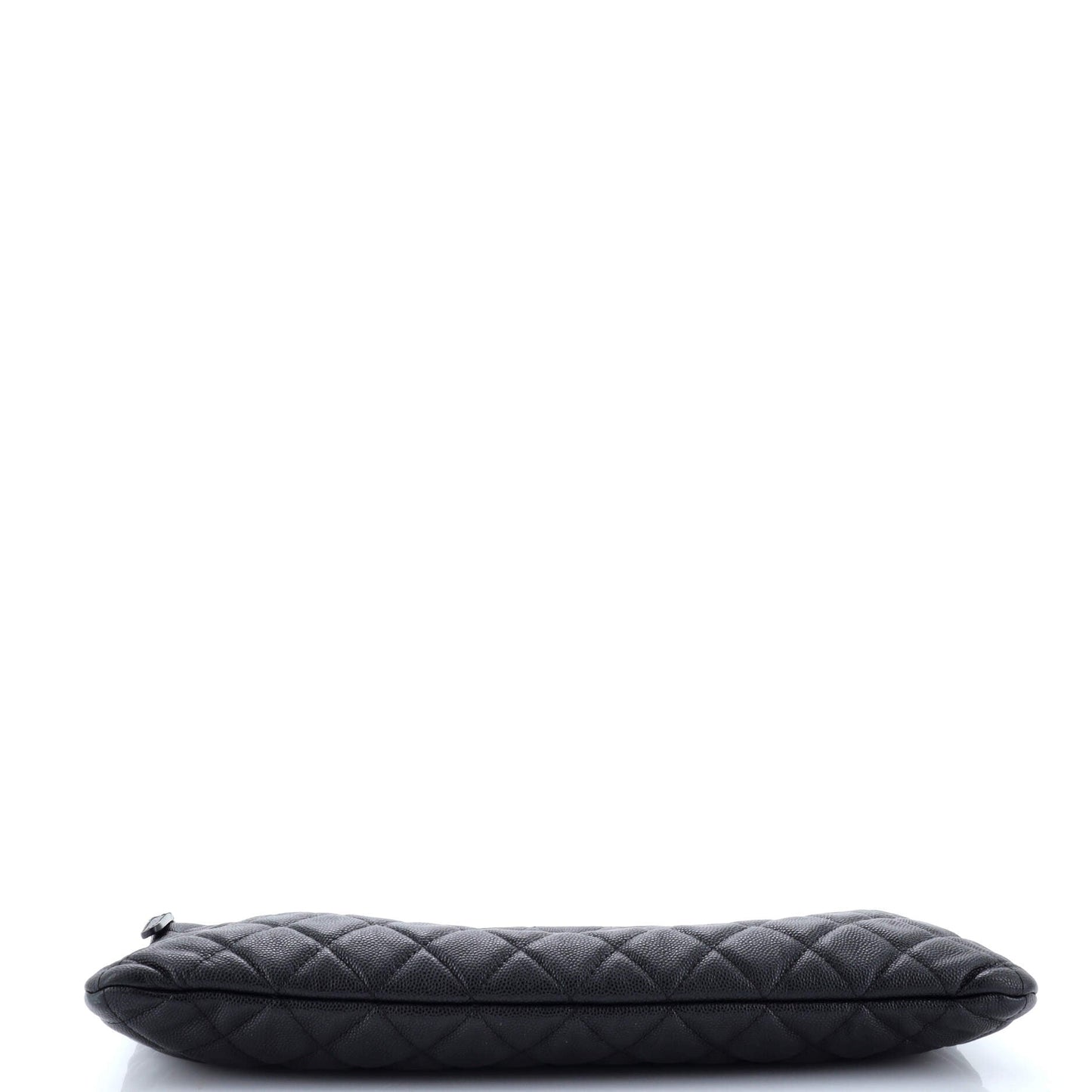 O Case Clutch Quilted Caviar Large