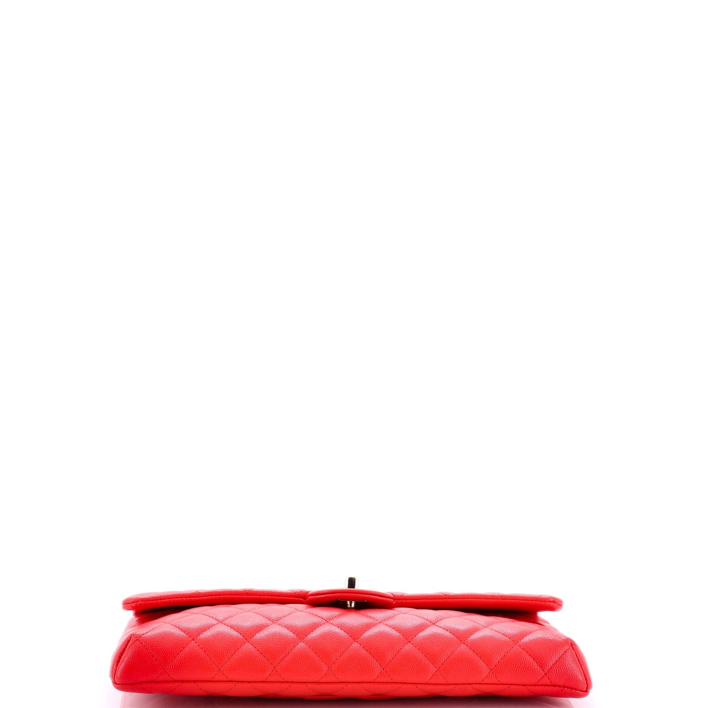 Classic Flap Clutch Quilted Caviar