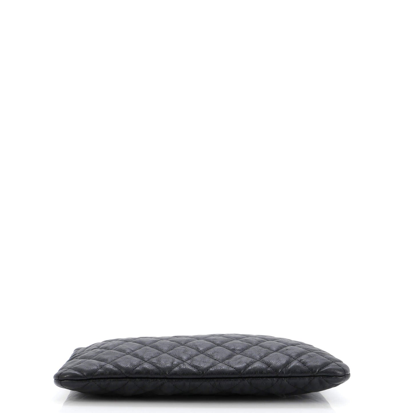 O Case Clutch Quilted Crumpled Calfskin Medium