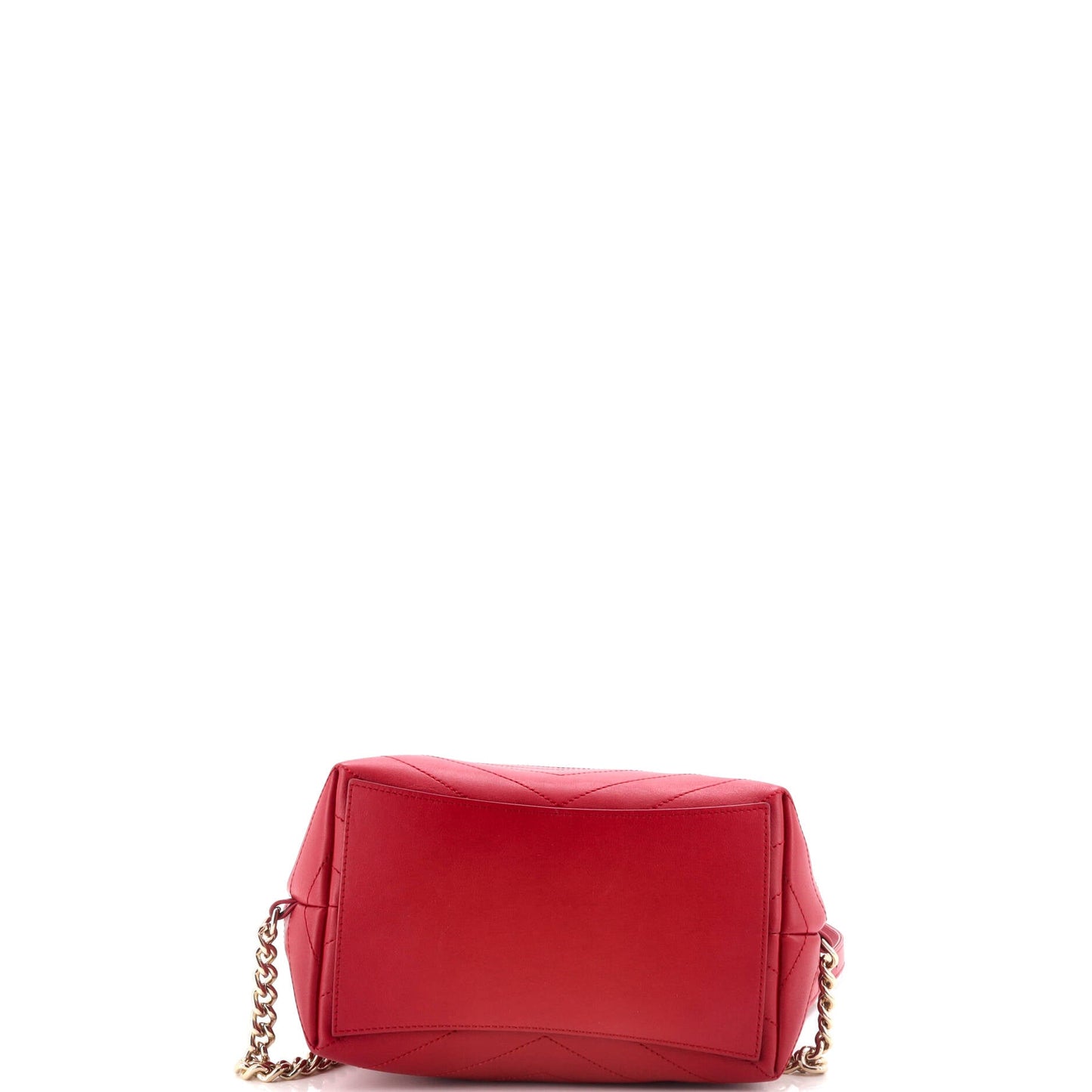 Coco Chevron Backpack Stitched Calfskin Small