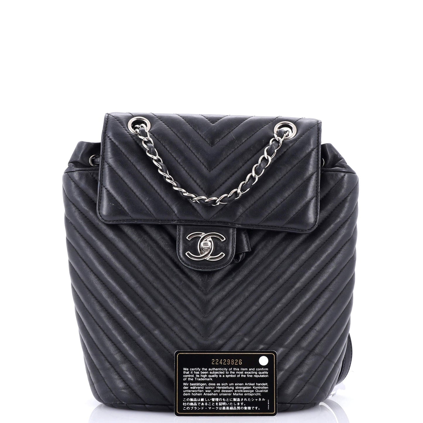 Urban Spirit Backpack Chevron Leather Small
