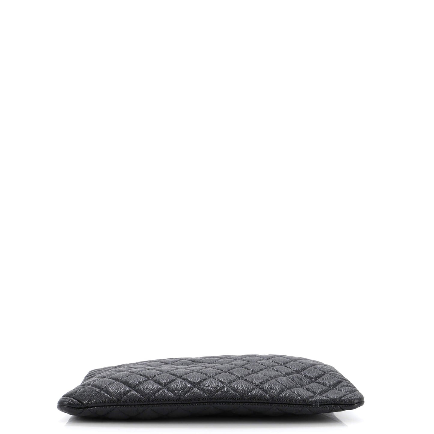 O Case Clutch Quilted Caviar Large