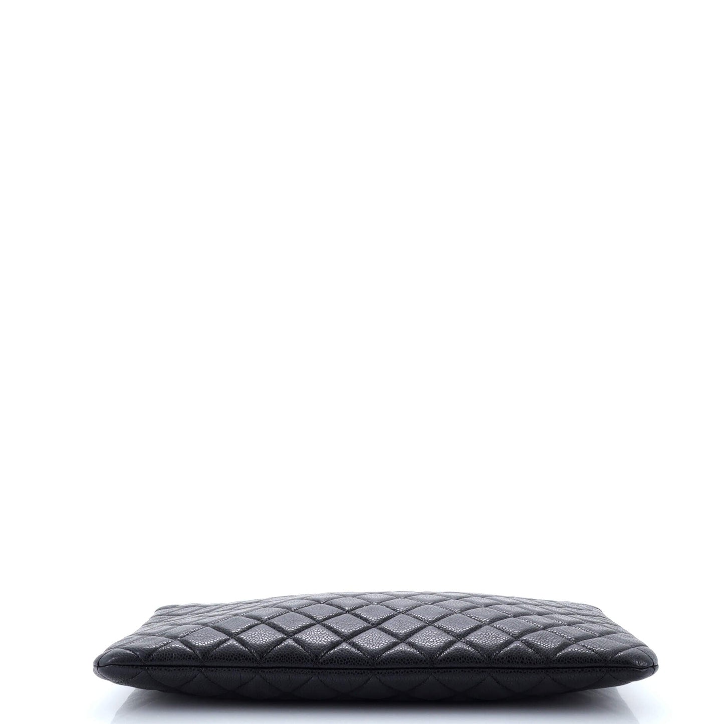 O Case Clutch Quilted Caviar Large