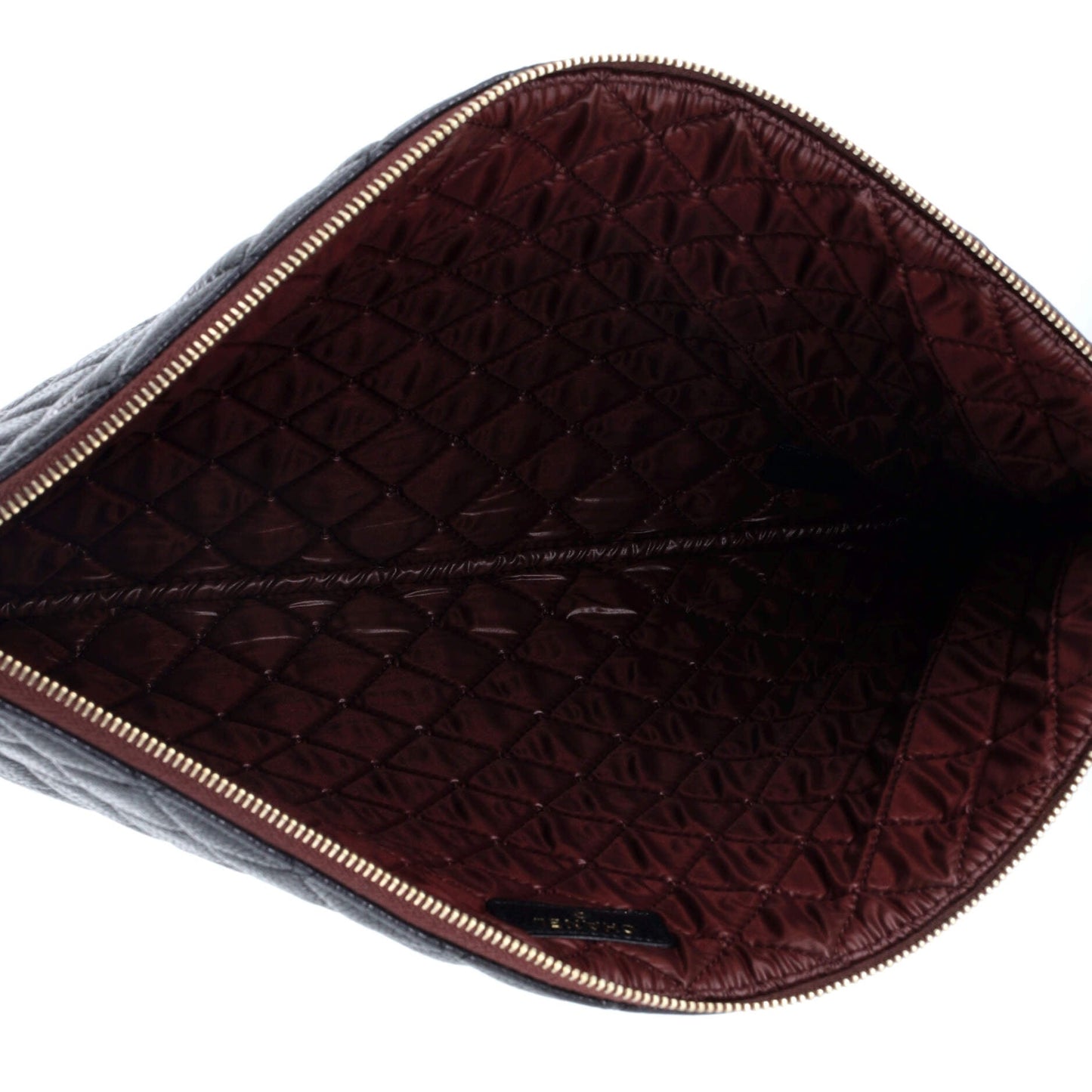 O Case Clutch Quilted Caviar Large