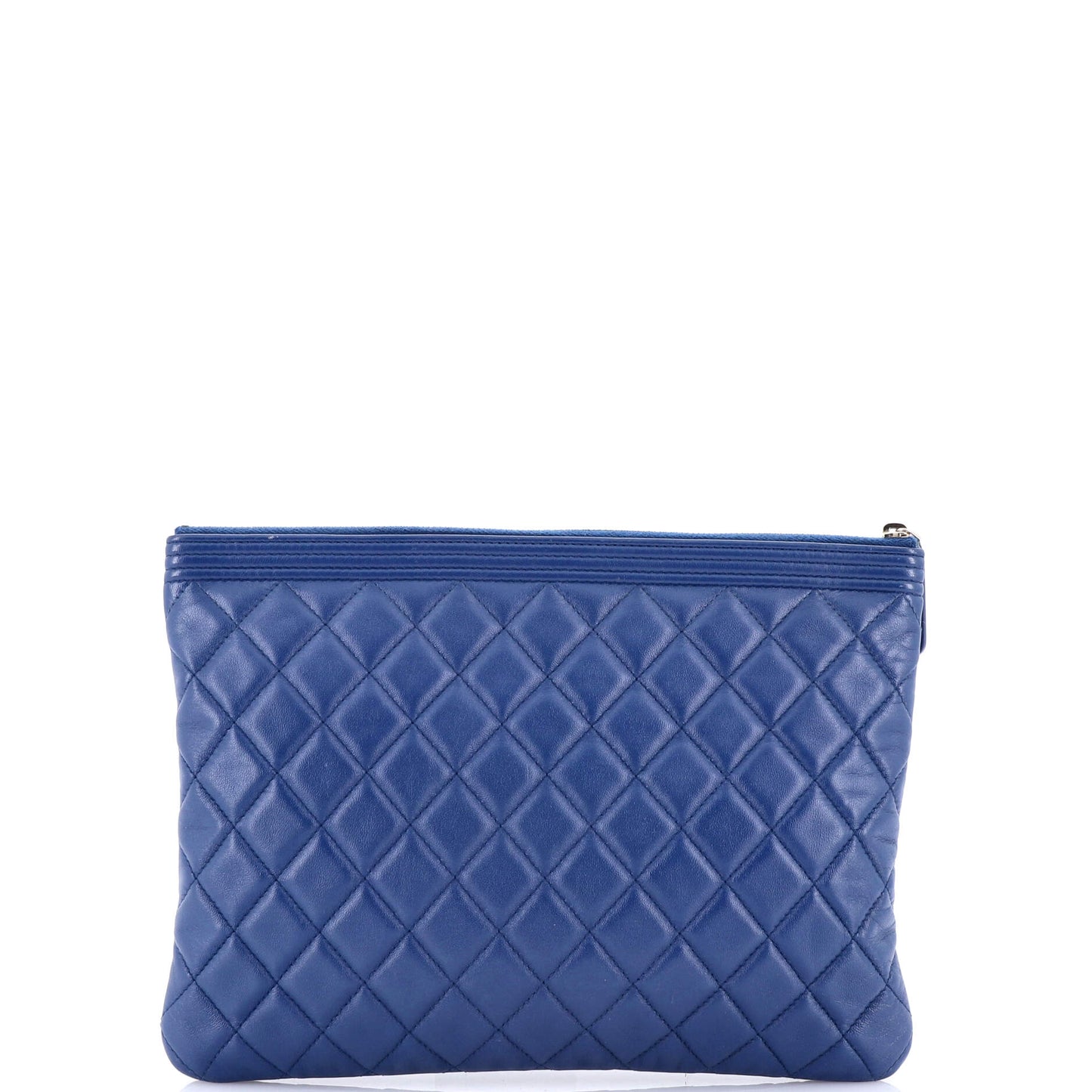 Boy O Case Clutch Quilted Lambskin Medium