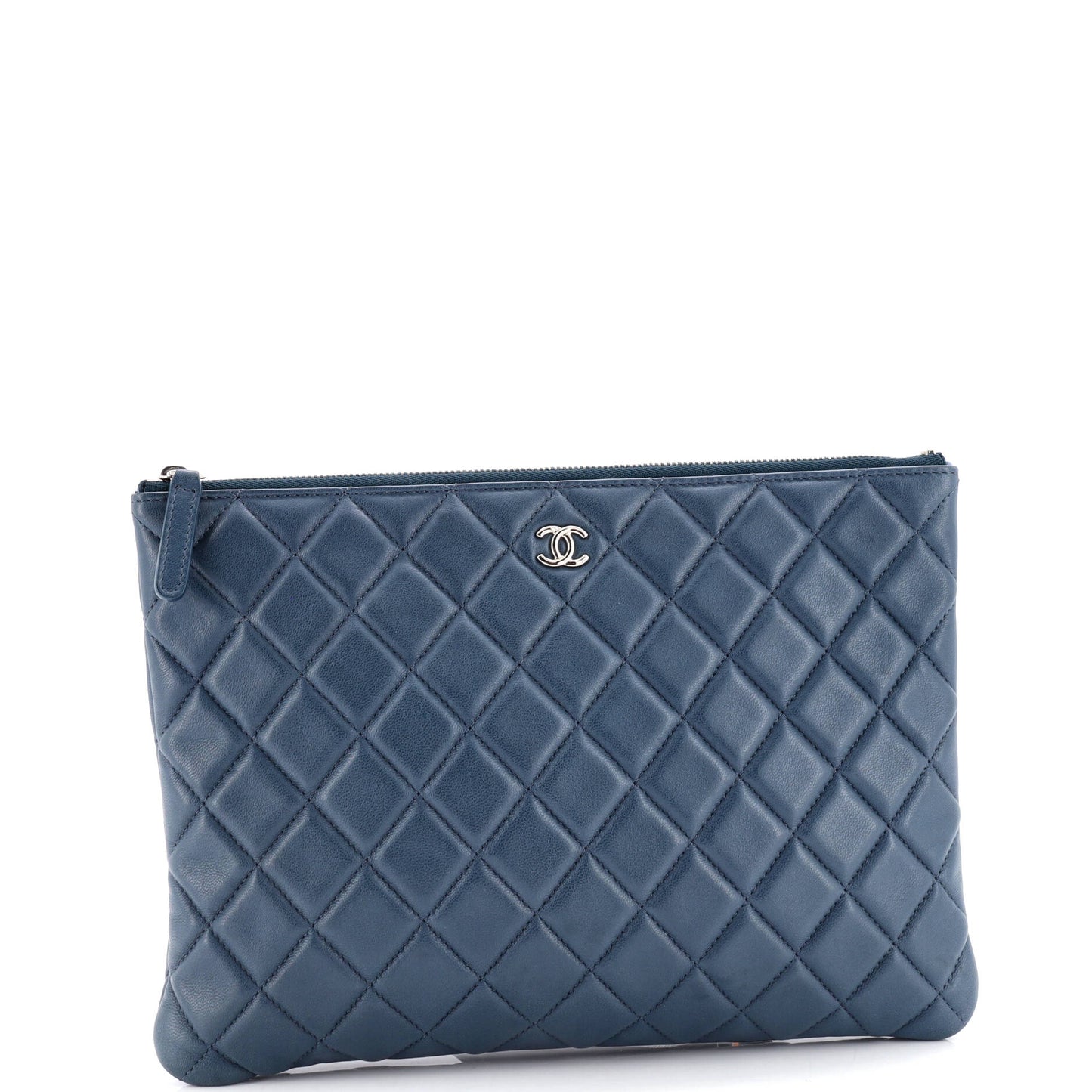 O Case Clutch Quilted Lambskin Medium