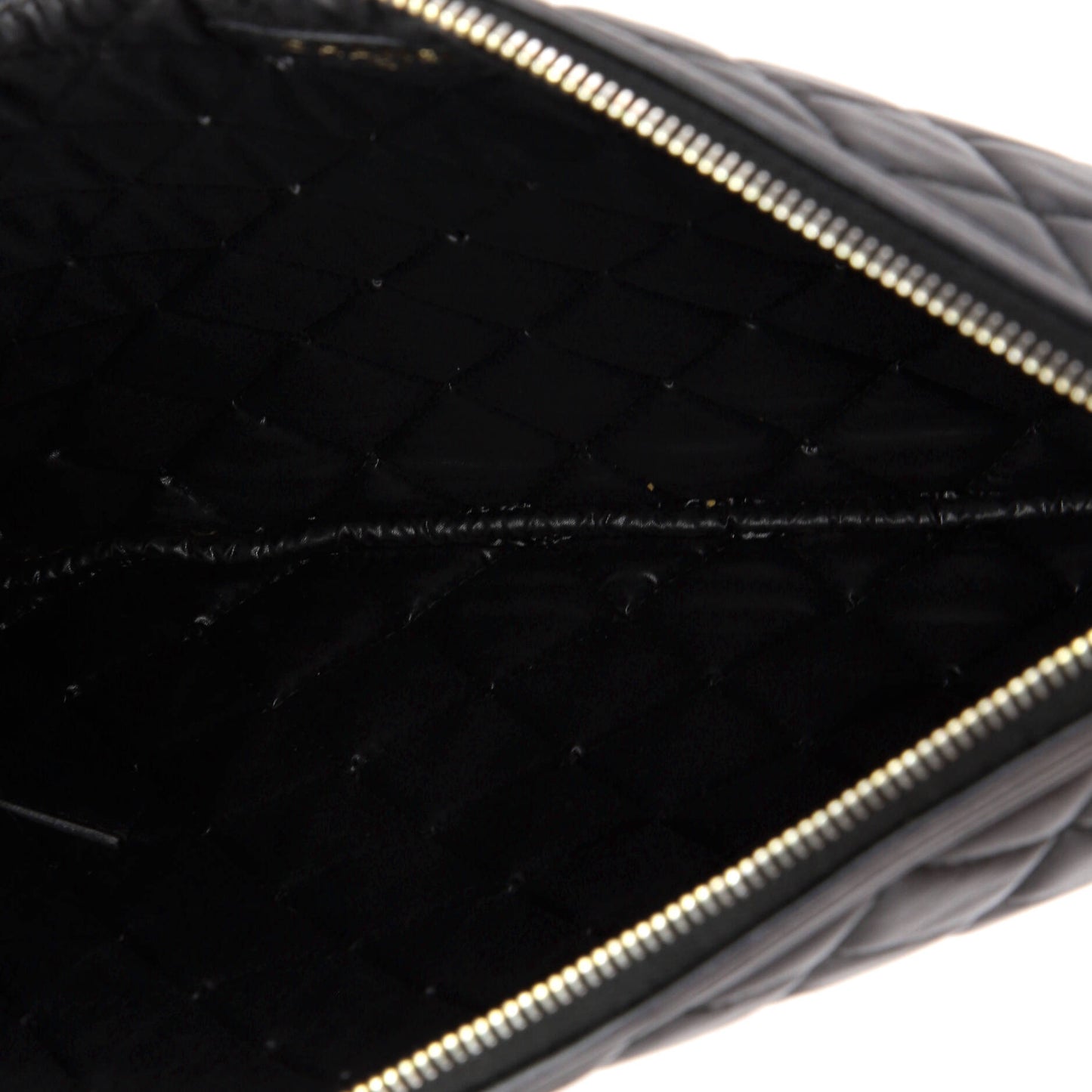 Boy O Case Clutch Quilted Lambskin Medium