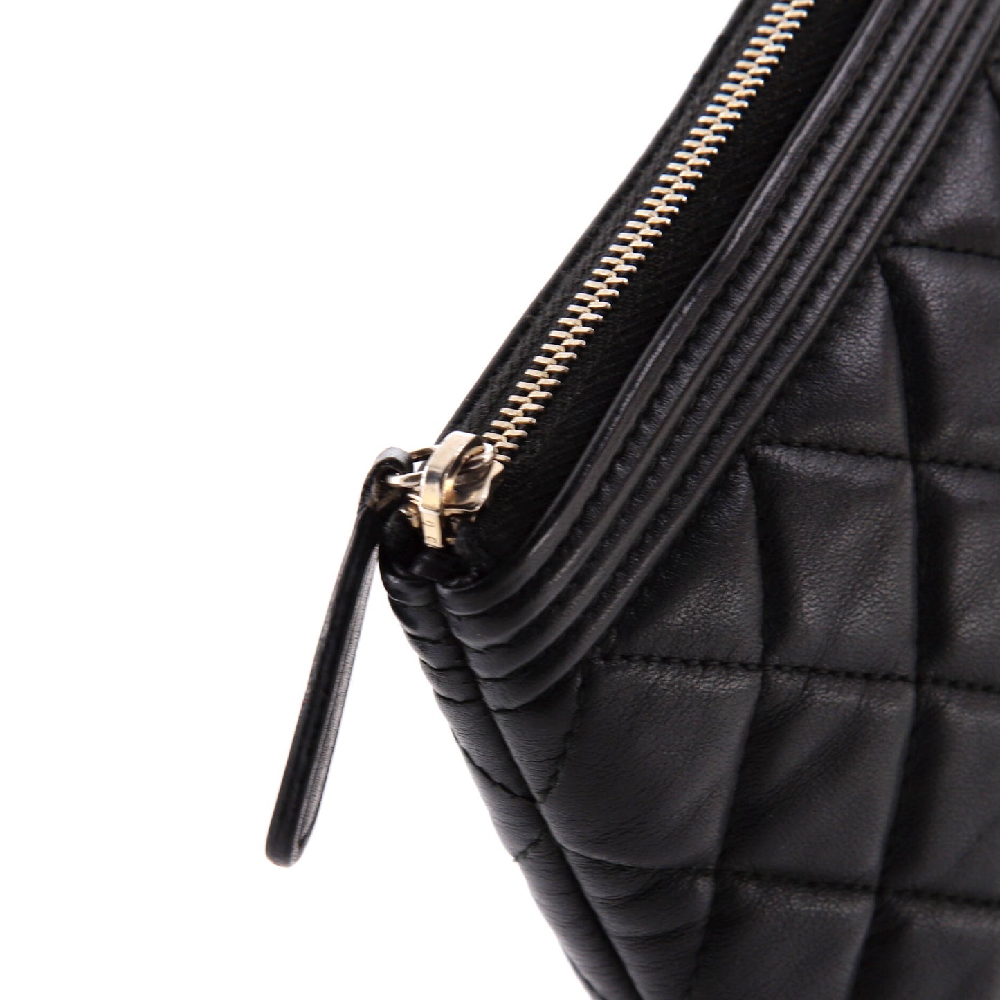 Boy O Case Clutch Quilted Lambskin Medium