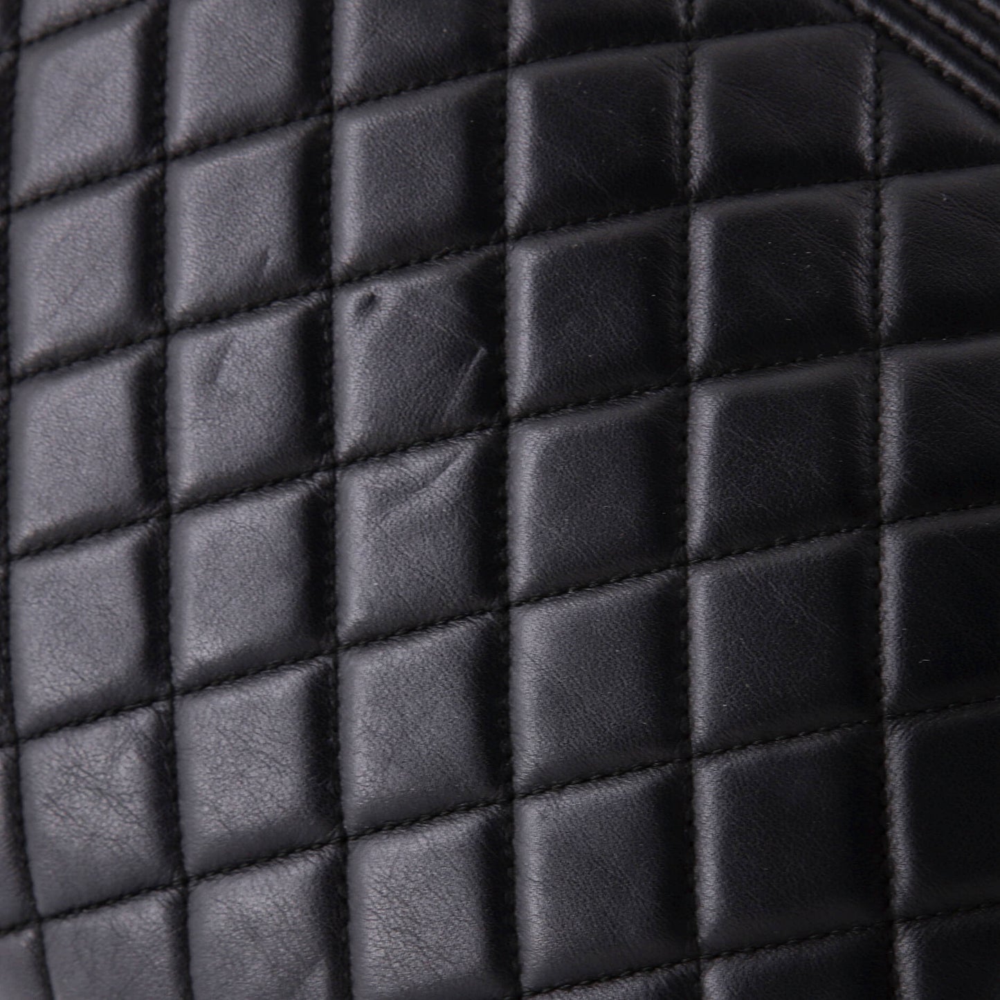 Boy O Case Clutch Quilted Lambskin Medium