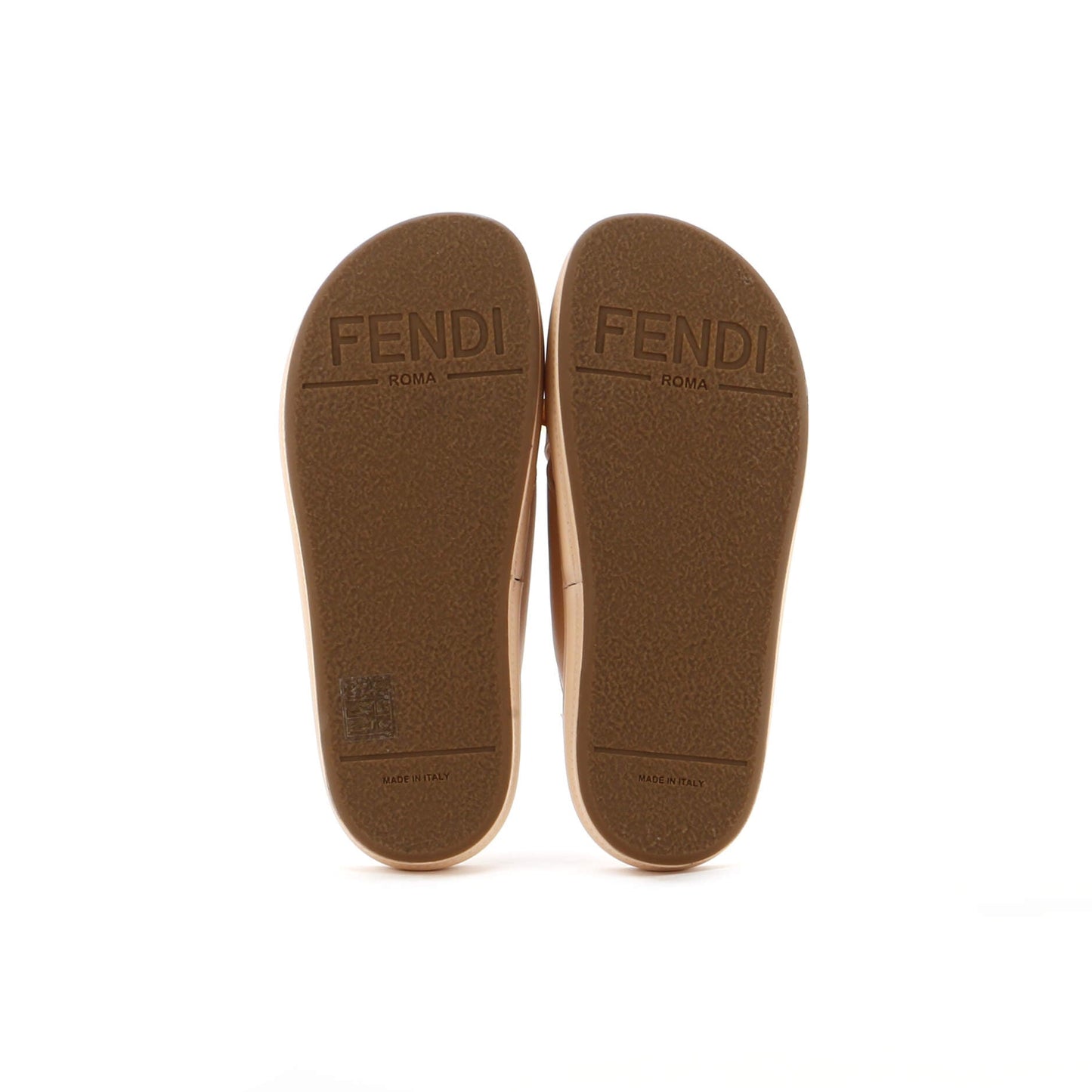 Women's Fendigraphy Slide Sandals Leather