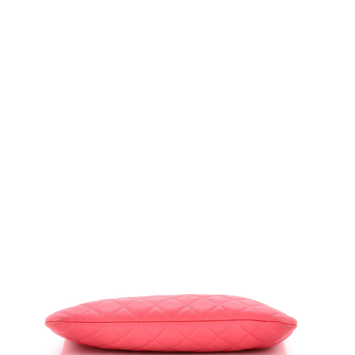 CC Casino O Case Clutch Quilted Lambskin Medium