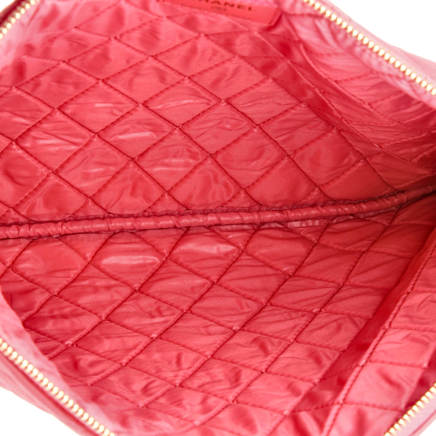 CC Casino O Case Clutch Quilted Lambskin Medium