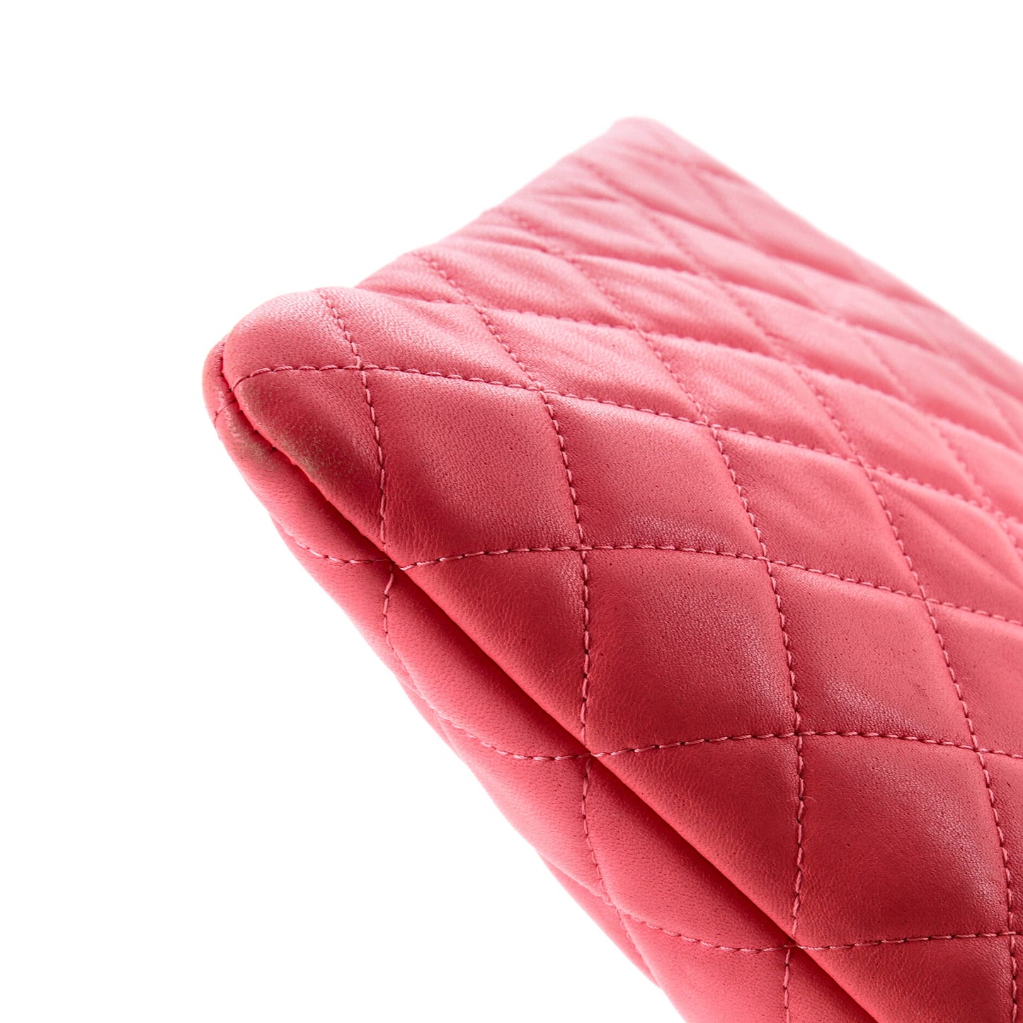 CC Casino O Case Clutch Quilted Lambskin Medium