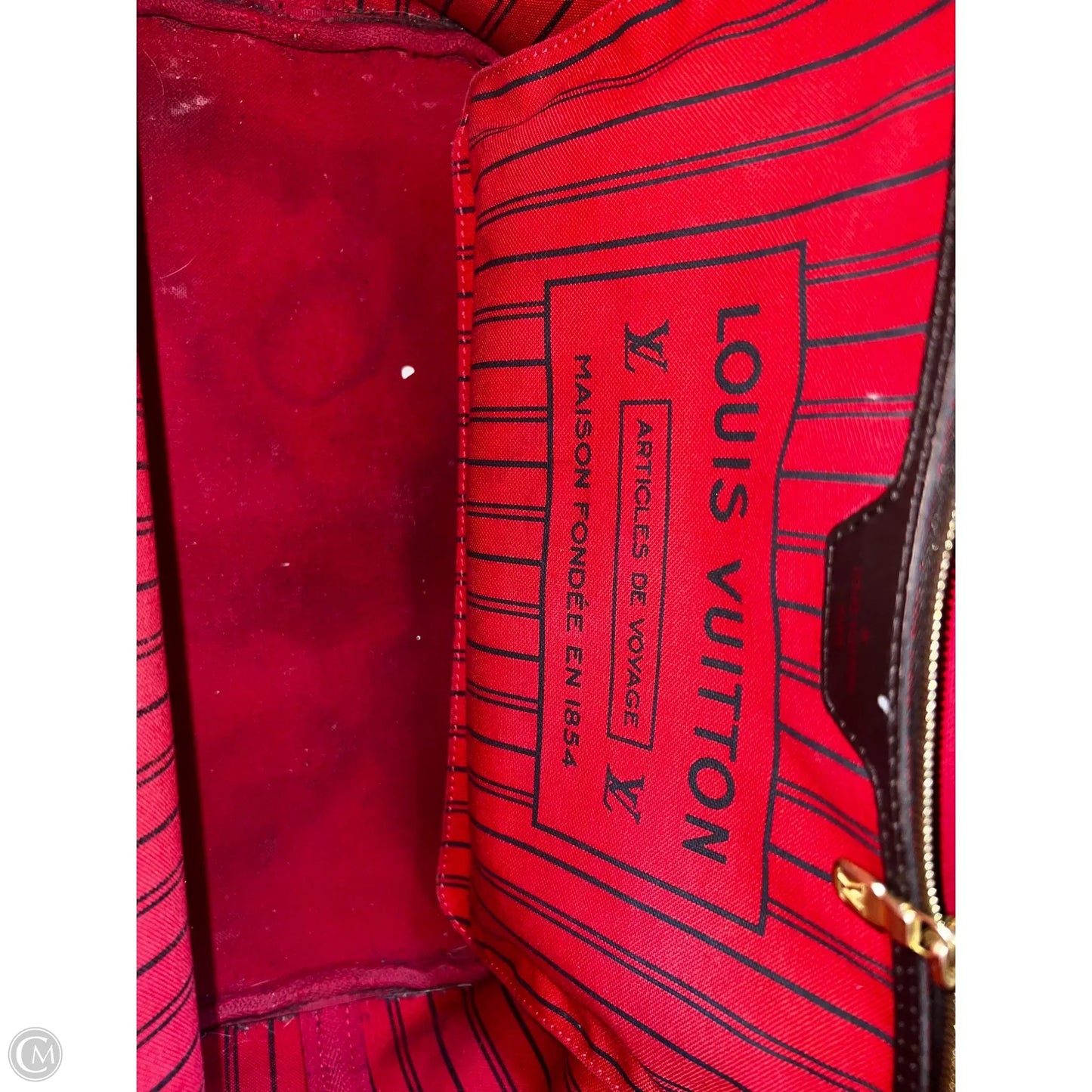 Tote Luxury Designer By Louis Vuitton, Size: Medium