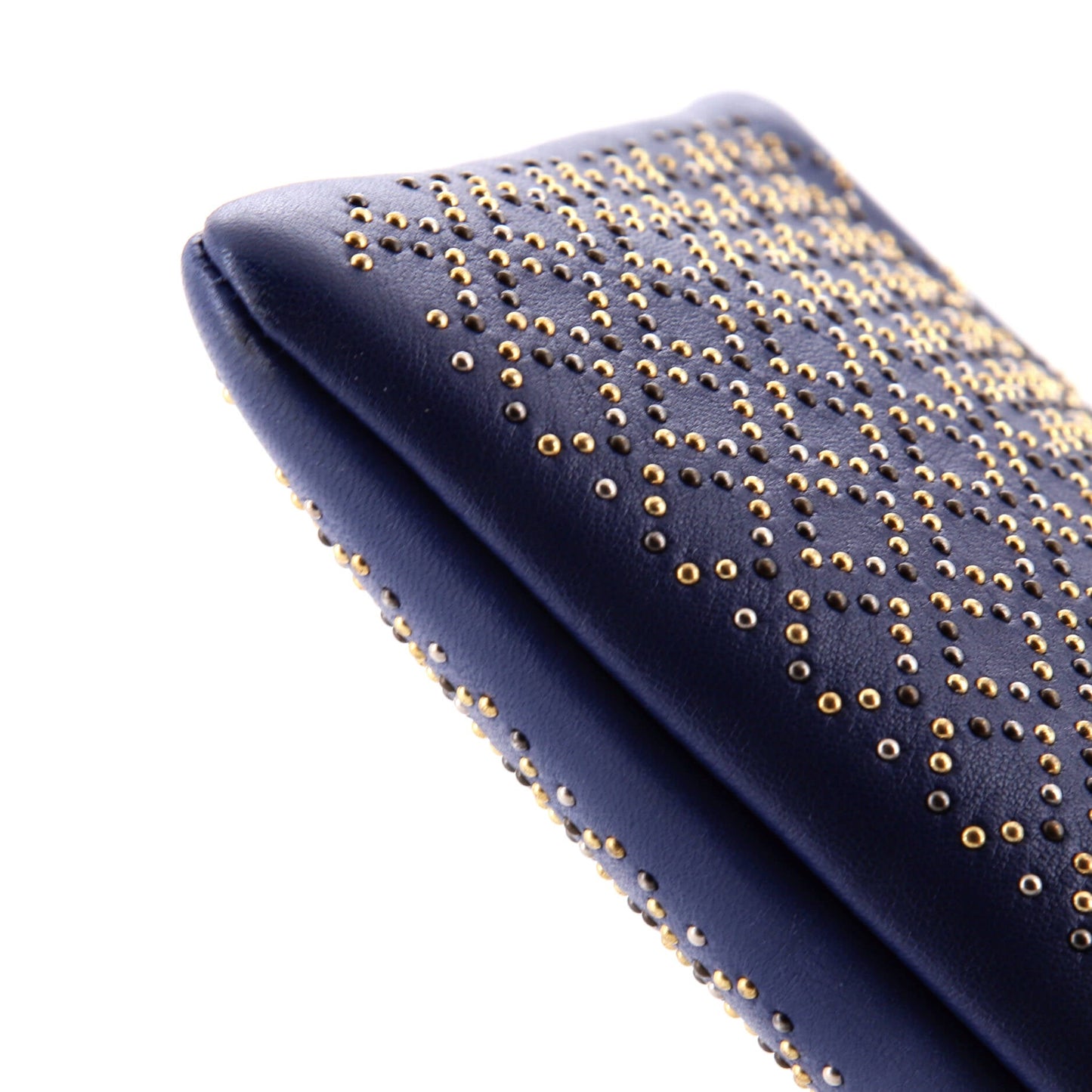 O Case Clutch Studded Lambskin Medium