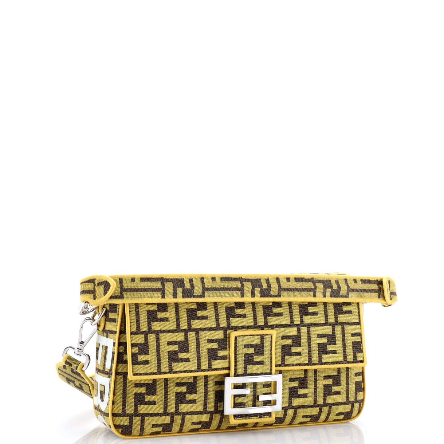 x Fendi Fragment Baguette NM Bag Zucca Canvas Medium