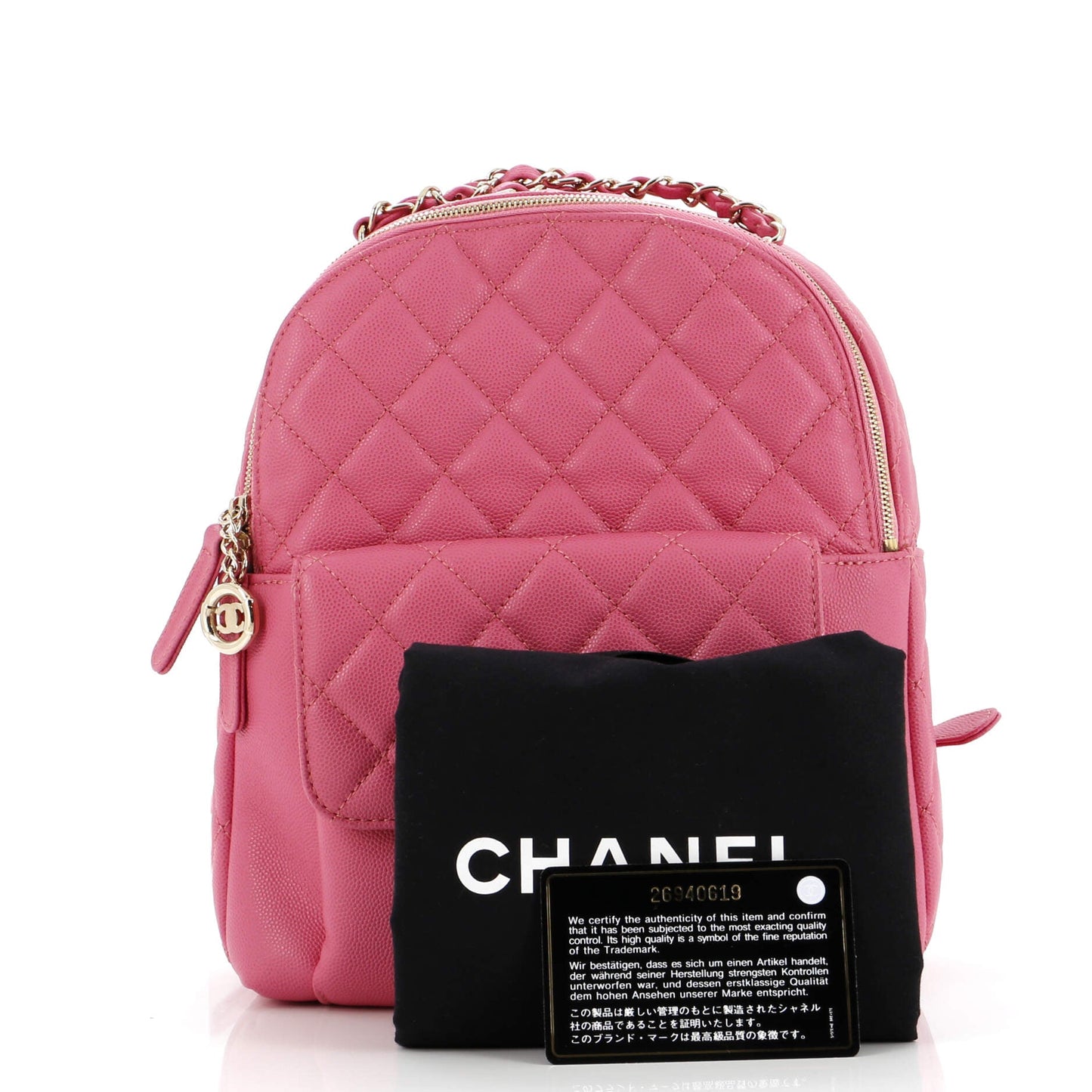 CC Day Backpack Quilted Caviar Large