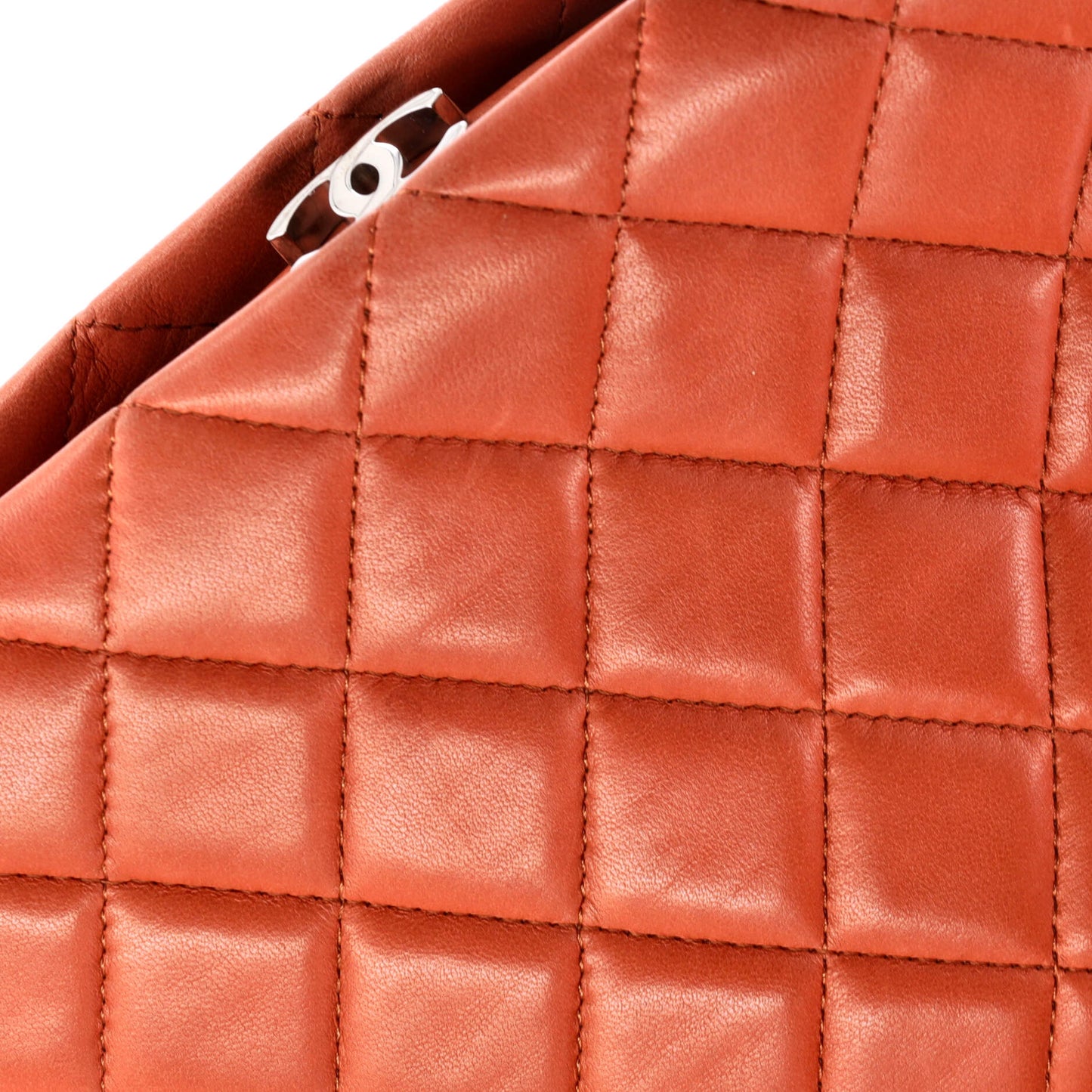 Square Timeless Clutch Quilted Lambskin